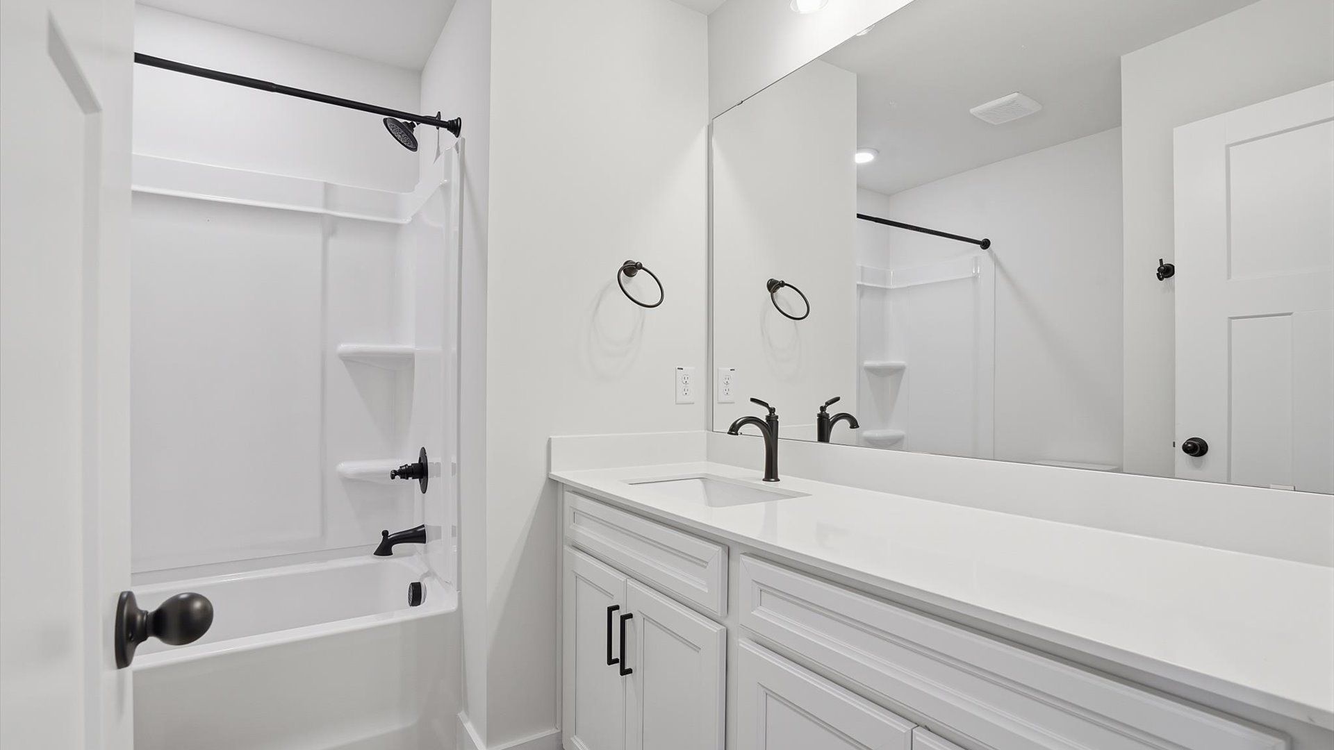 Well-appointed full bath with high standards of craftsmanship and everyday function in Fountain Inn, SC