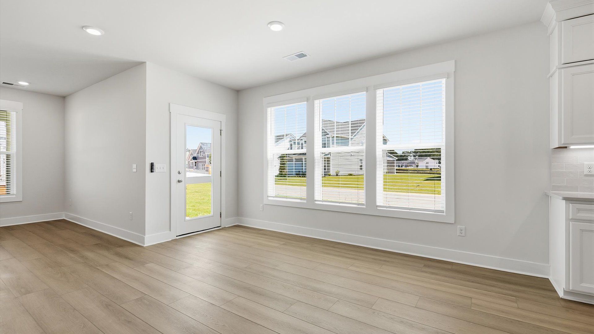 Inviting breakfast area with a seamless connection to the kitchen for everyday living by DRB Homes