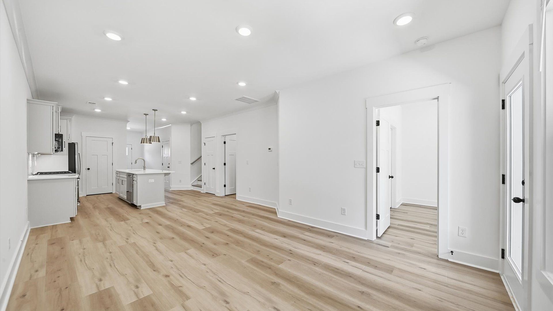 Highly functional family room with established charm and current styling in a reputable community