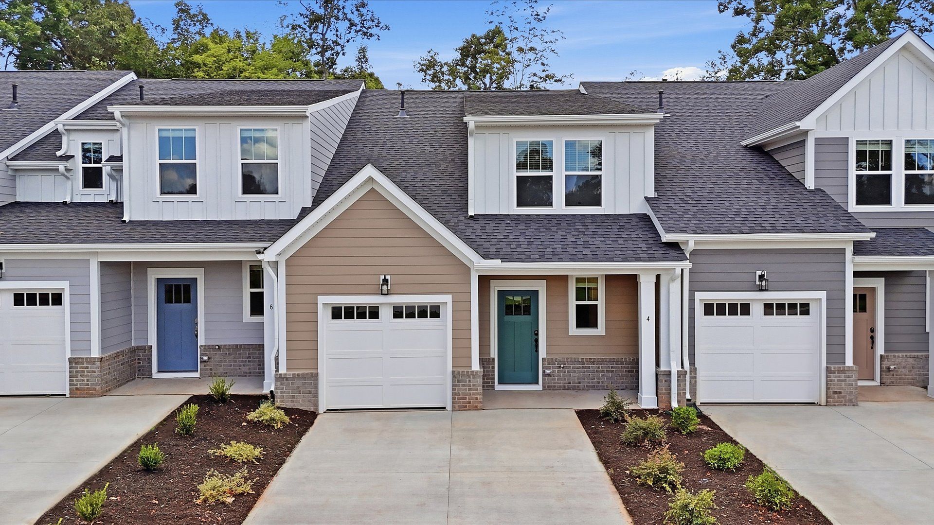 Proven curb appeal with elegant exterior lines and a warm, inviting presence at Pelham Crossing Villas