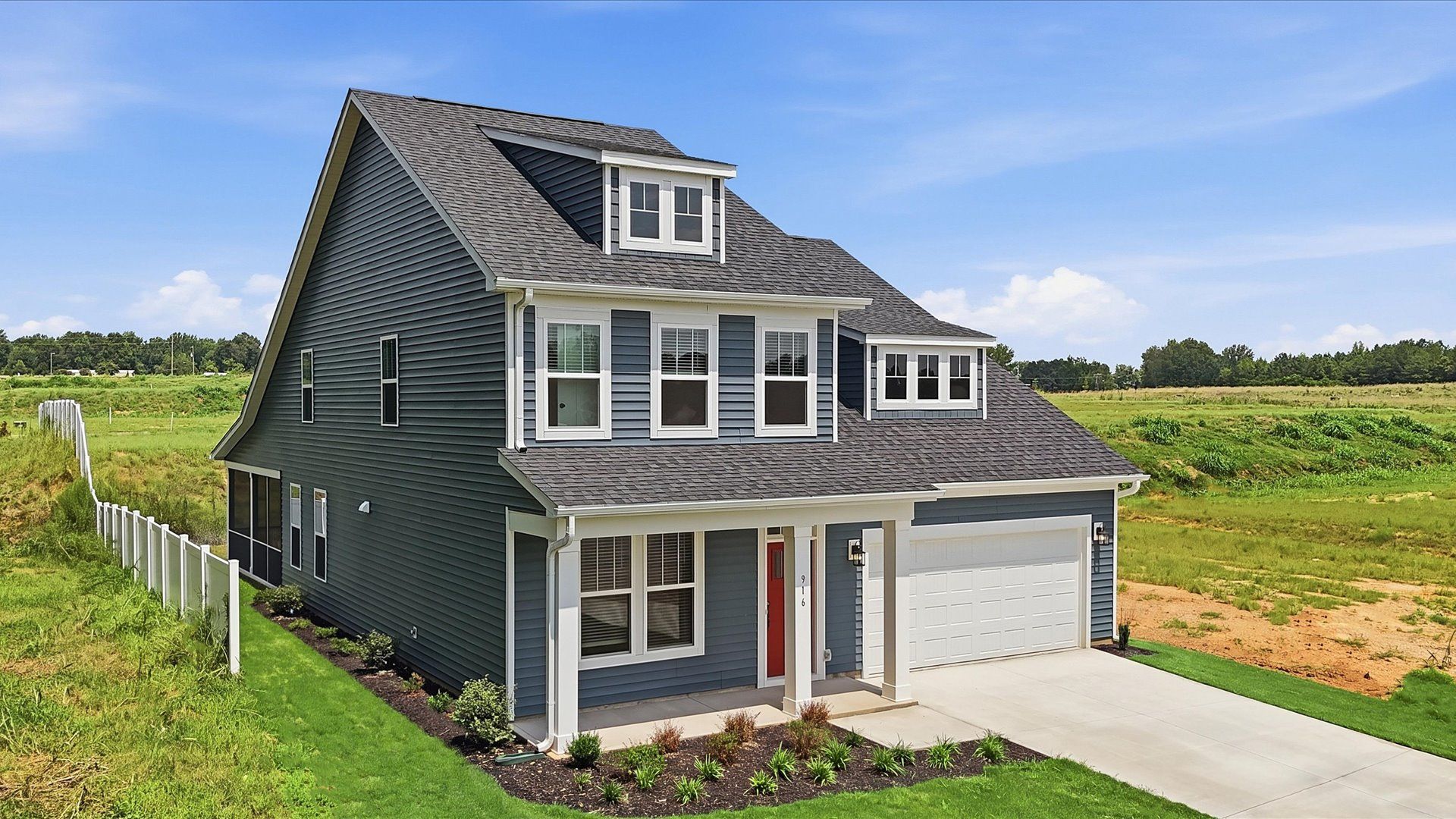 Tasteful open-concept layout in a prime two-story home by DRB Homes in desirable Woodruff, SC