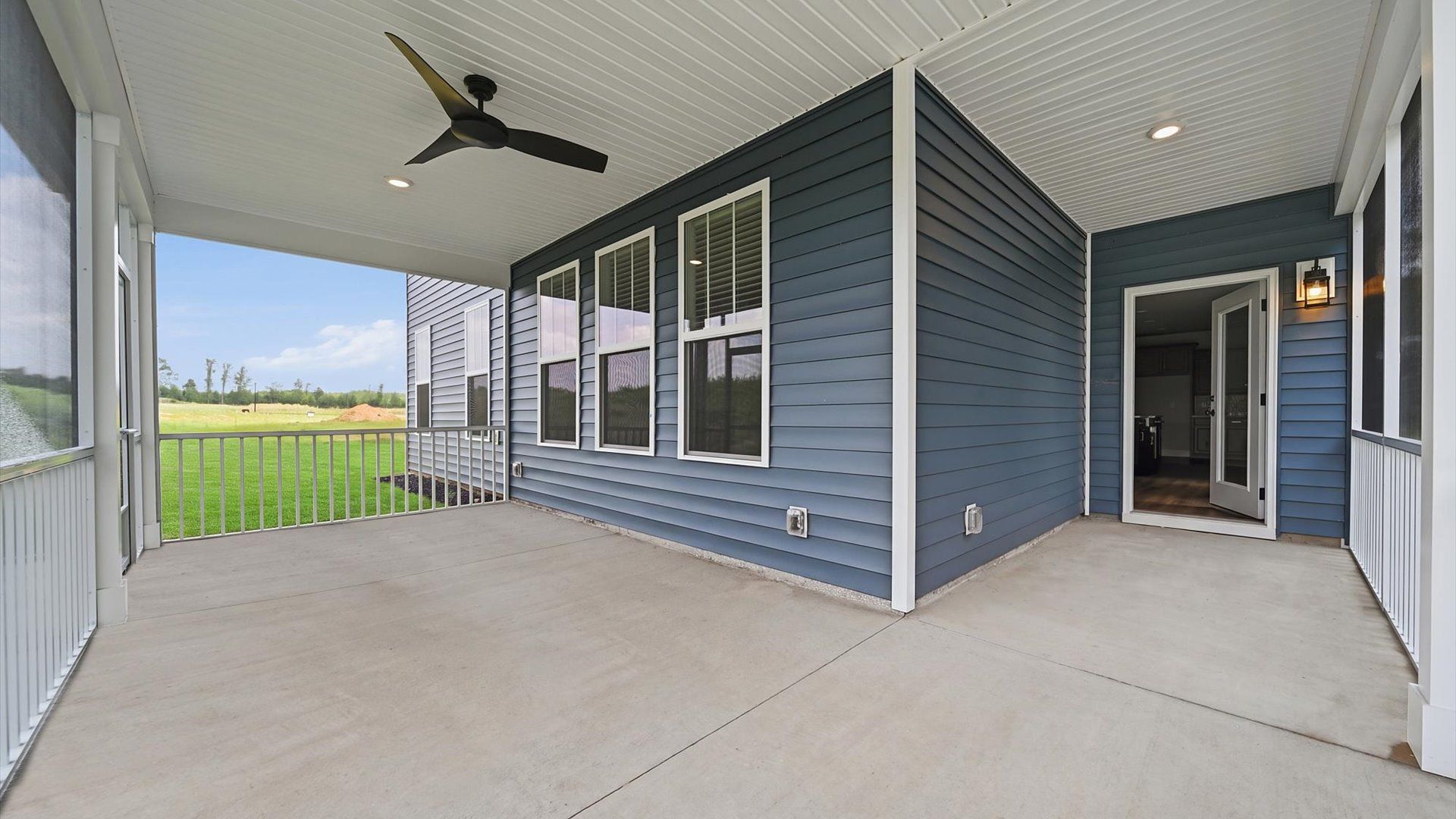 Highly desirable rear screened-in porch with refined craftsmanship in a reputable neighborhood called Harrier Point