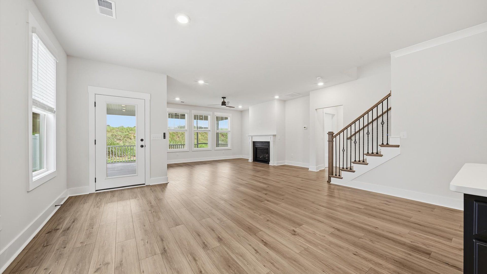 Inviting breakfast area with a seamless connection to the kitchen for everyday living in Woodruff, SC