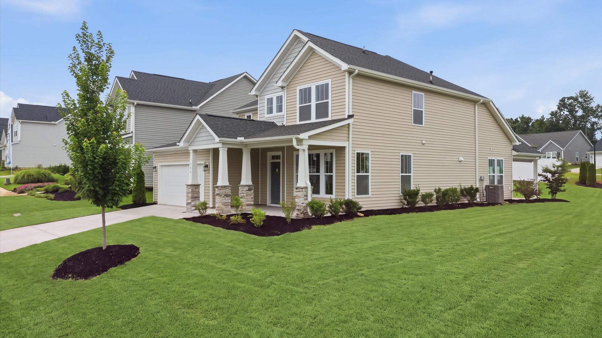 Superior craftsmanship throughout this established townhome community near vibrant Downtown Spartanburg