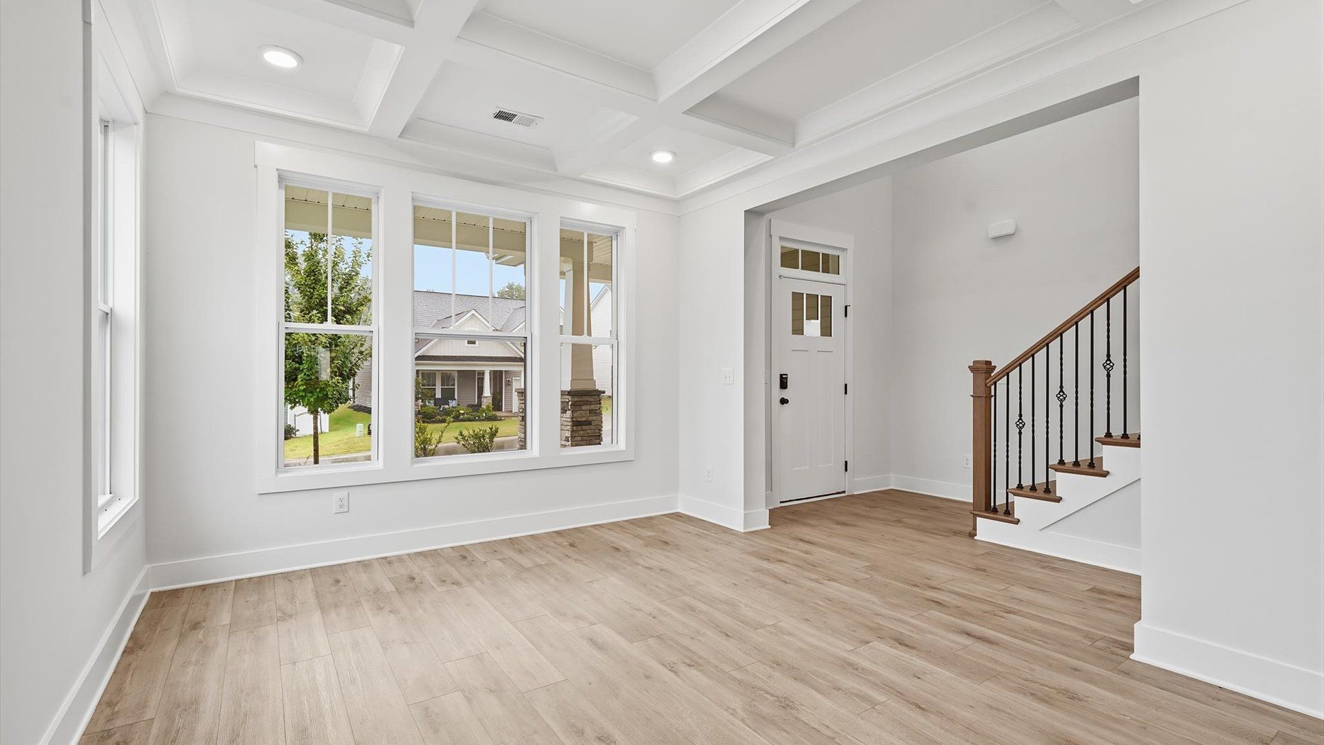 Established charm meets modern elegance in this first-rate dining room by DRB Homes