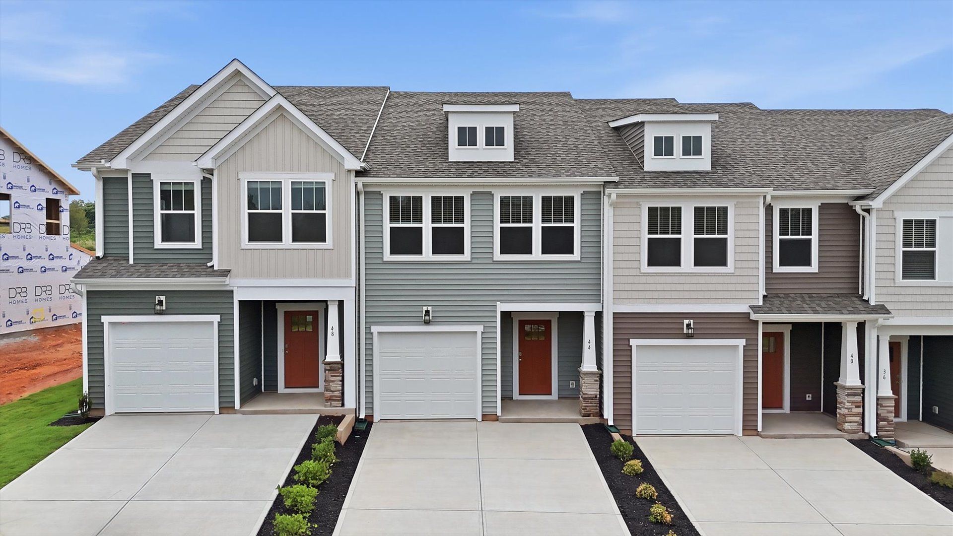 Eye-catching exterior with timeless color palette and superior architectural detail located in Greenville, SC