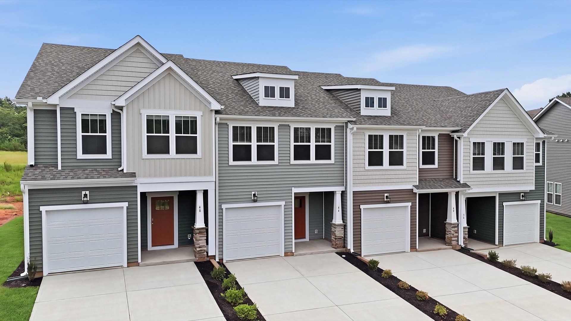 Memorable first impression with elegant exterior design and exceptional materials near Downtown Greenville