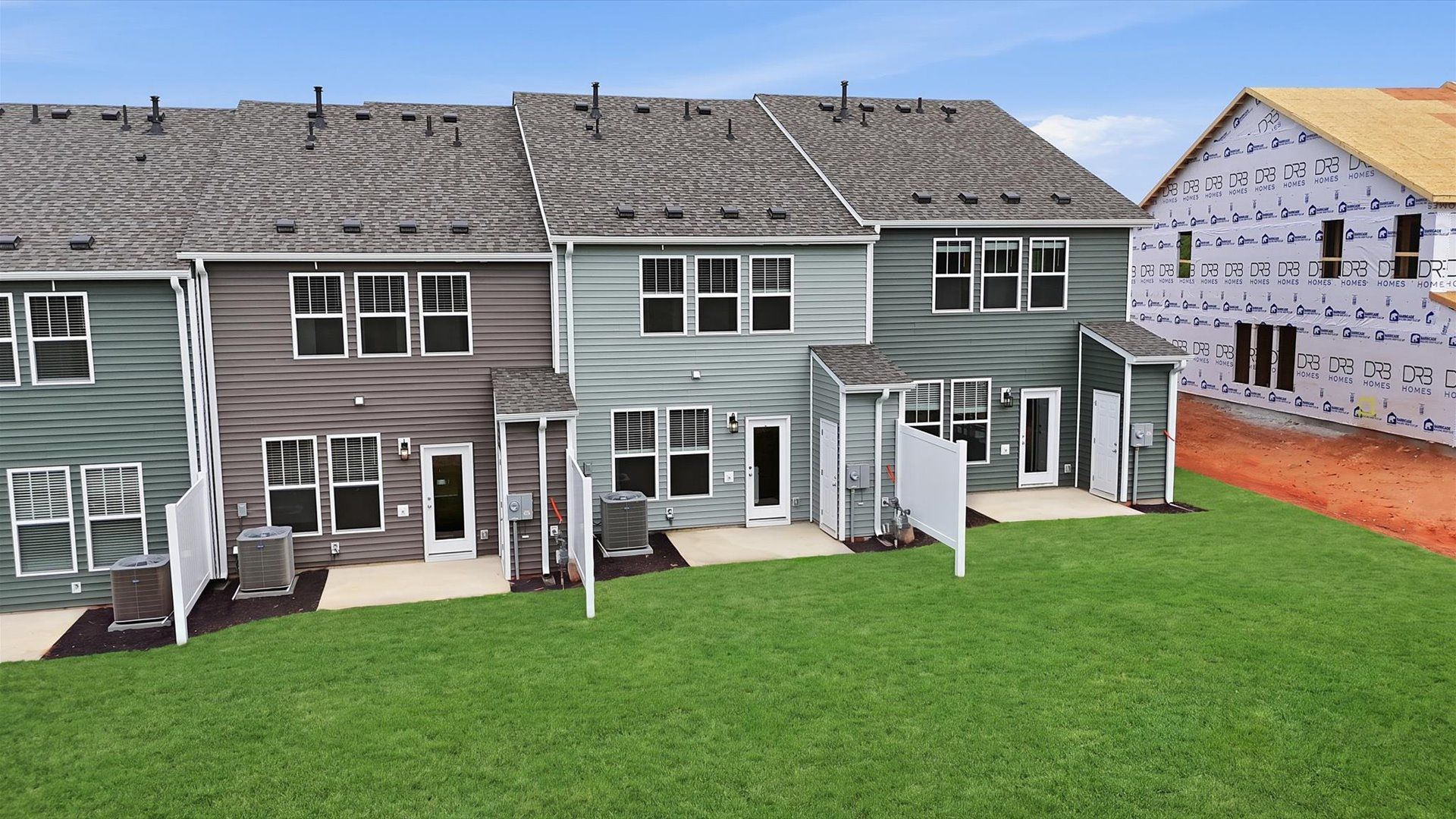 Vibrant rear outdoor space featuring a spacious patio and exceptional craftsmanship at Marion Square