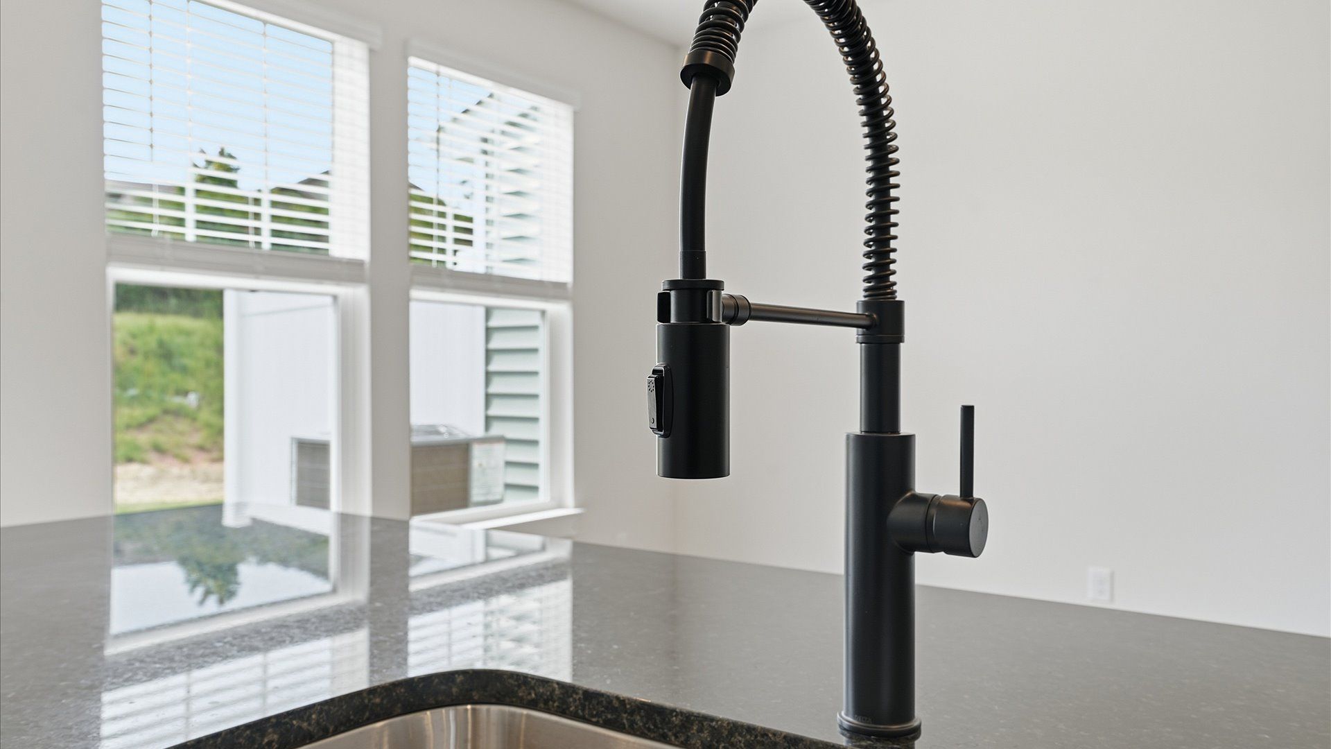 Beautifully appointed kitchen with spacious counters and sophisticated detailing at Marion Square