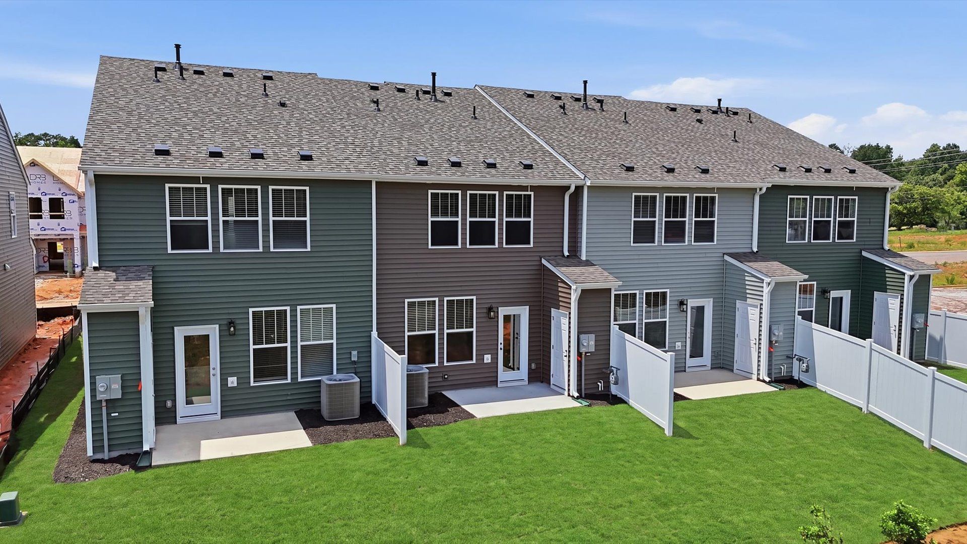 Superior exterior design with modern details and established charm