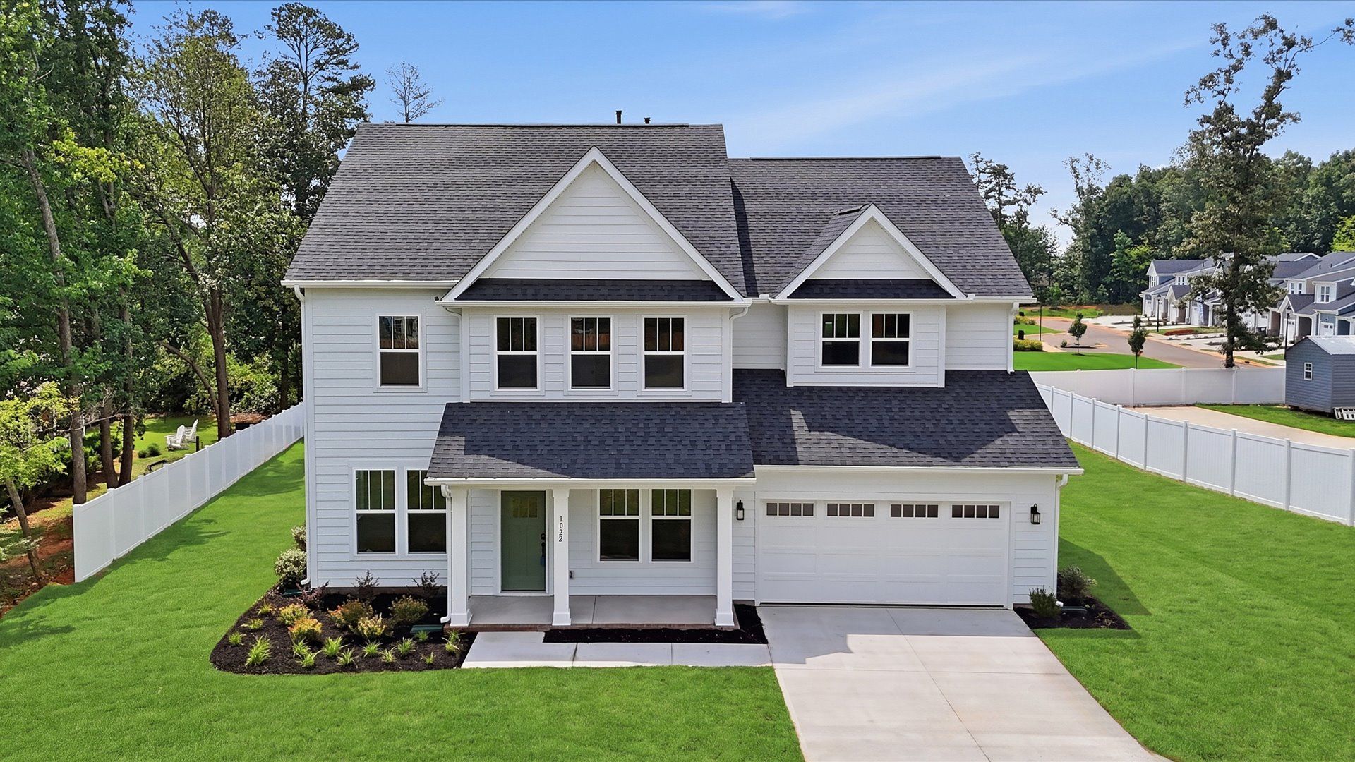 Elegant exterior with eye-catching curb appeal in a first-class DRB Homes community