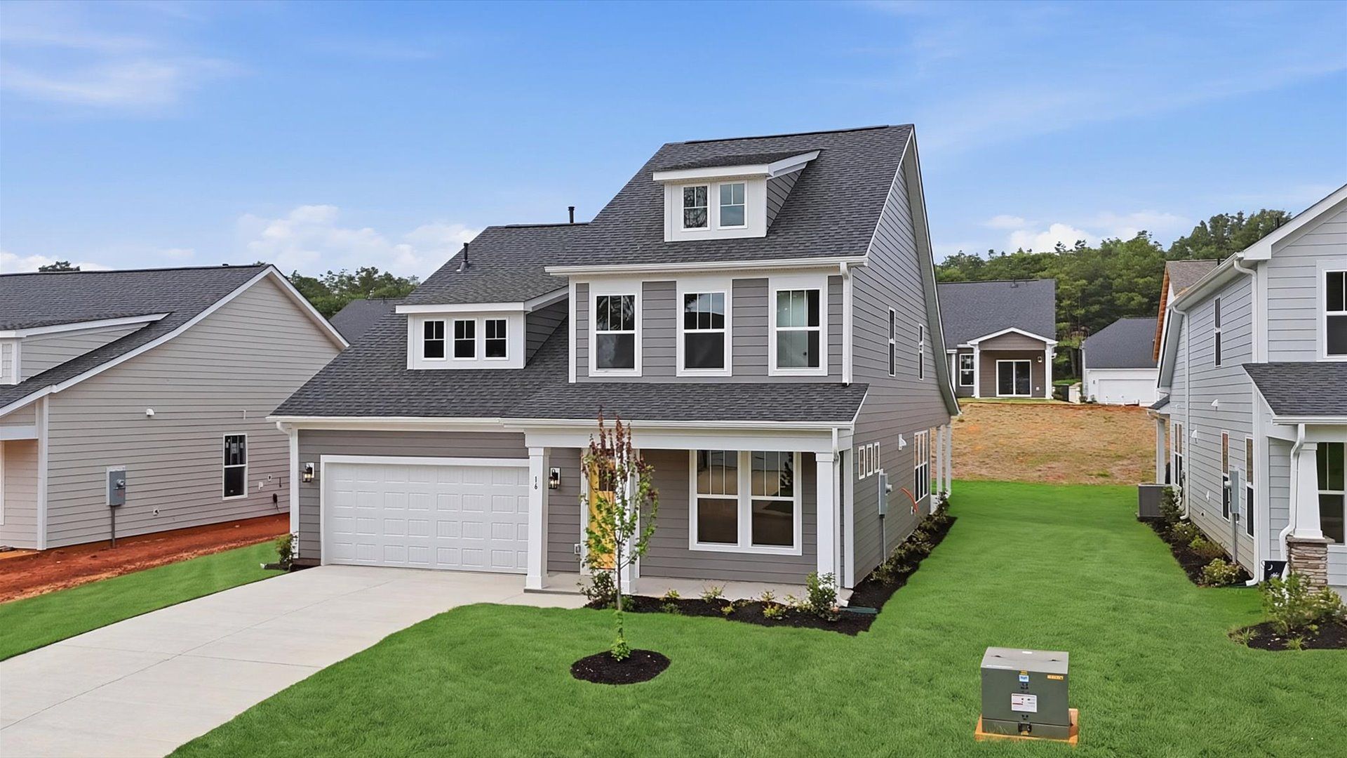Stylish front elevation with accomplished design and high standards throughout