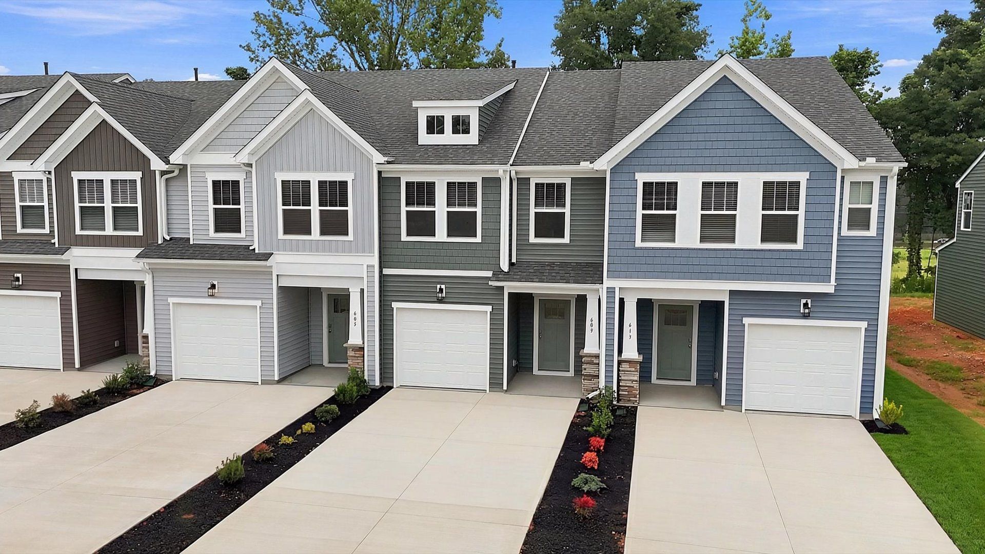 Stylish front elevation with accomplished design and high standards throughout at Ransdell Pointe