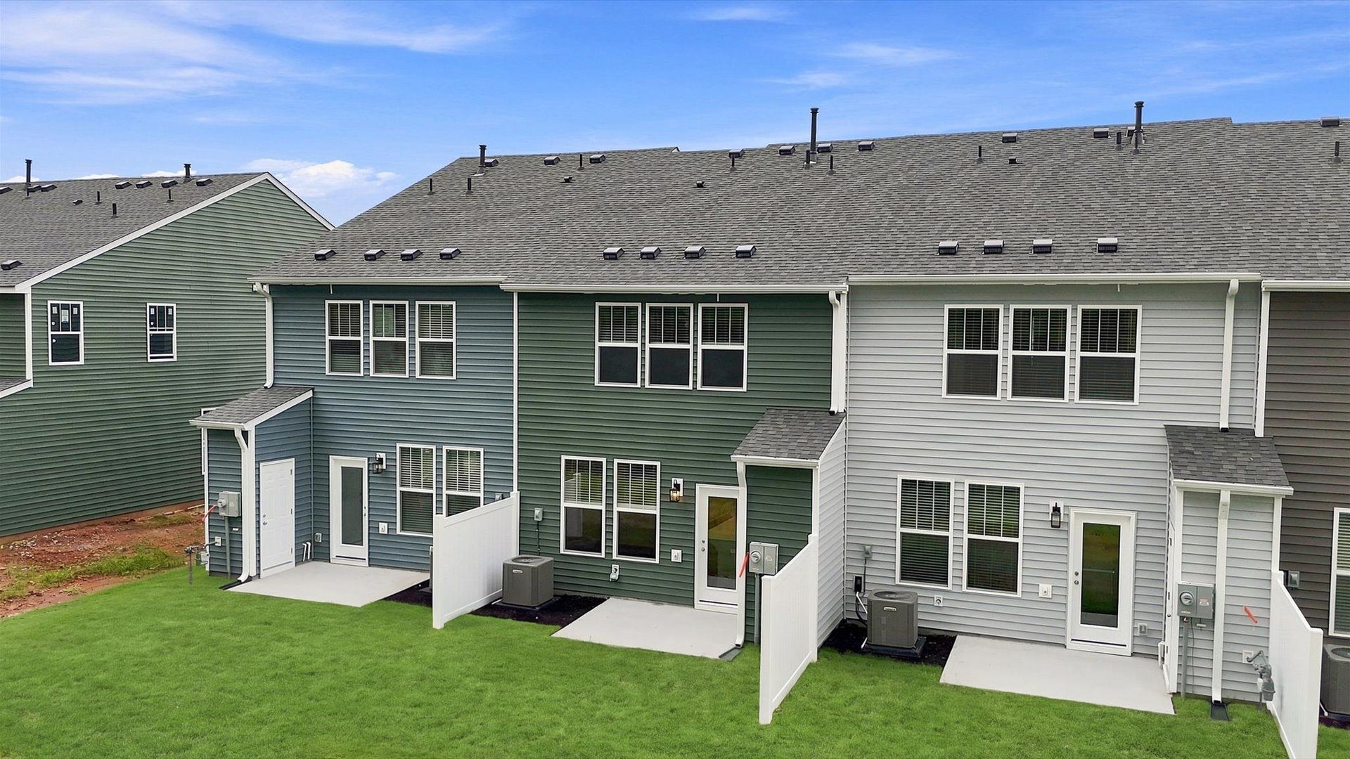 Superior curb appeal continues to the back with a refined, private backyard by DRB Homes
