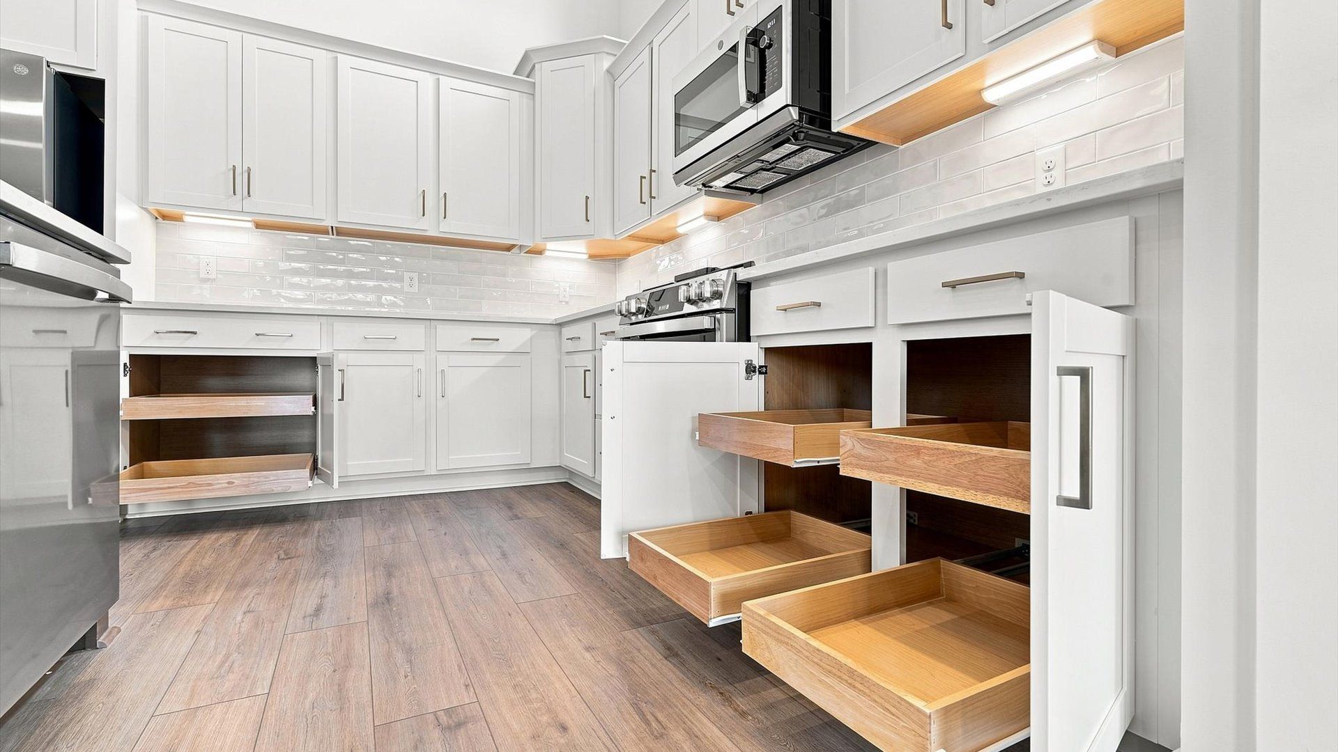 Accomplished design in a kitchen that blends function and form with abundant storage located in Inman, SC
