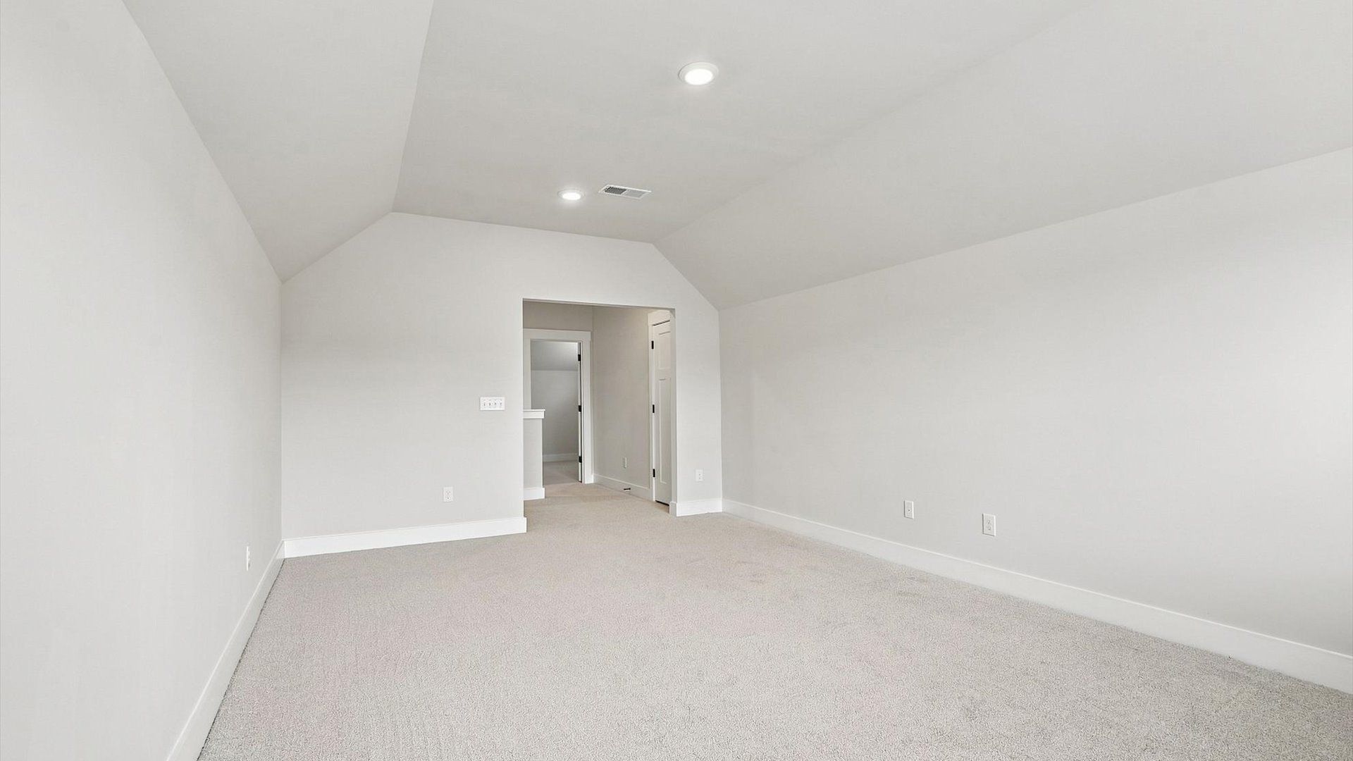 Memorable upstairs bonus room with plush carpeting and a bright, welcoming atmosphere at Walnut Ridge