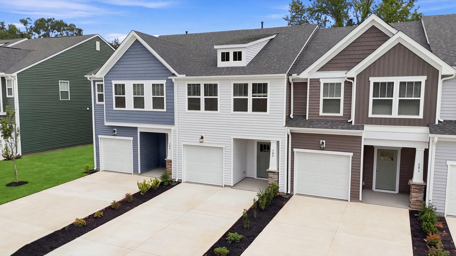 Functional design and eye-catching details in this accomplished villa at Ransdell Pointe