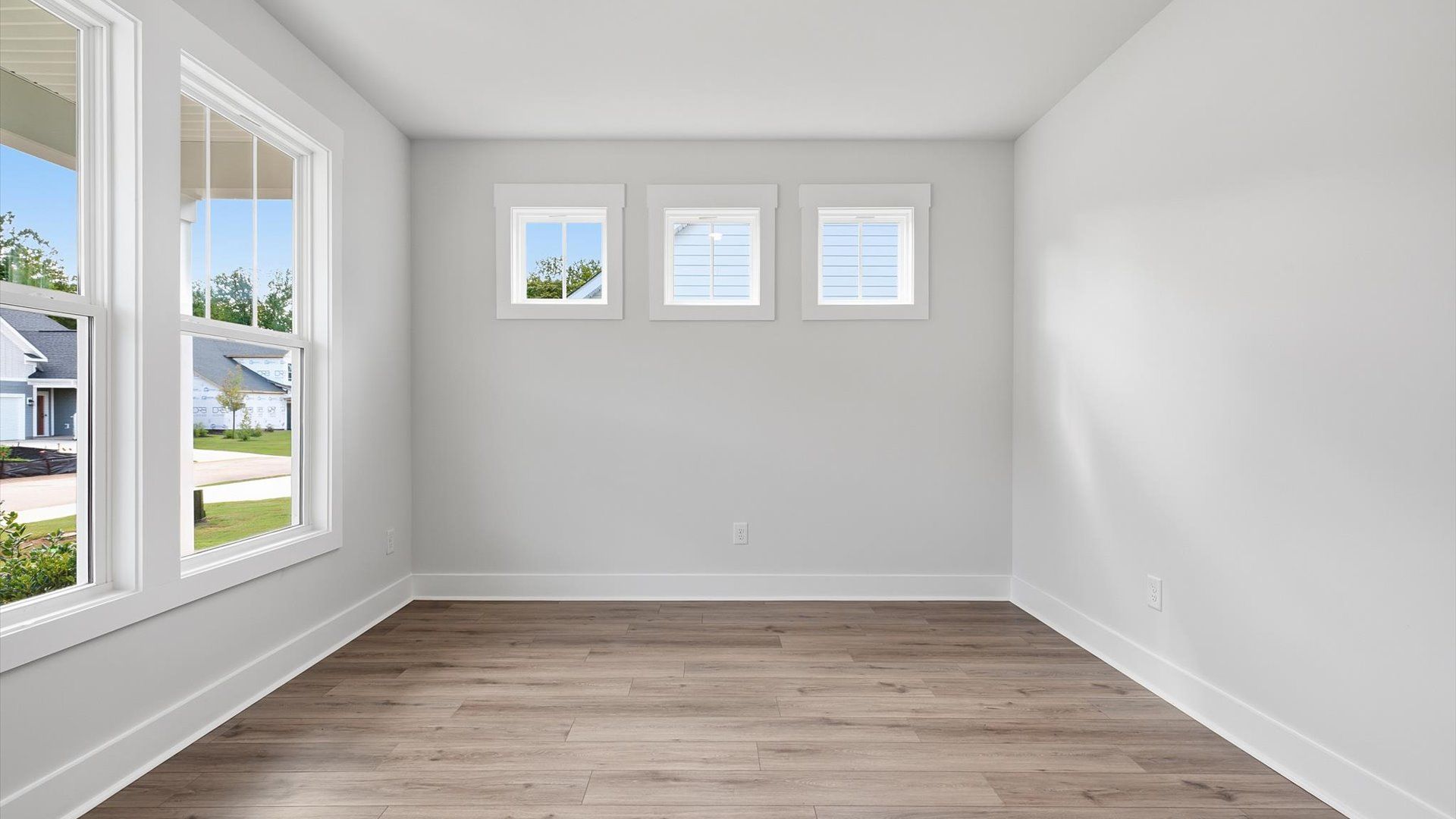 Elegant and flexible French door study ideal for remote work, reading, or creative space at Creeks at Midway