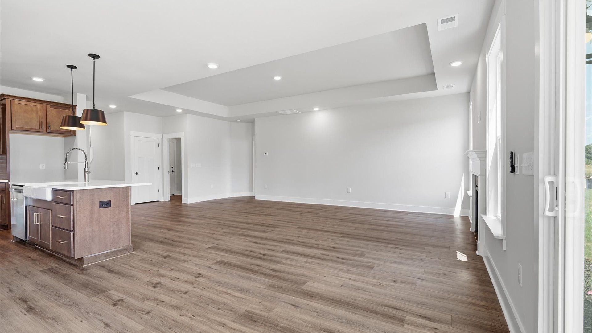 Inviting breakfast area with a seamless connection to the kitchen for everyday living at Harrier Point