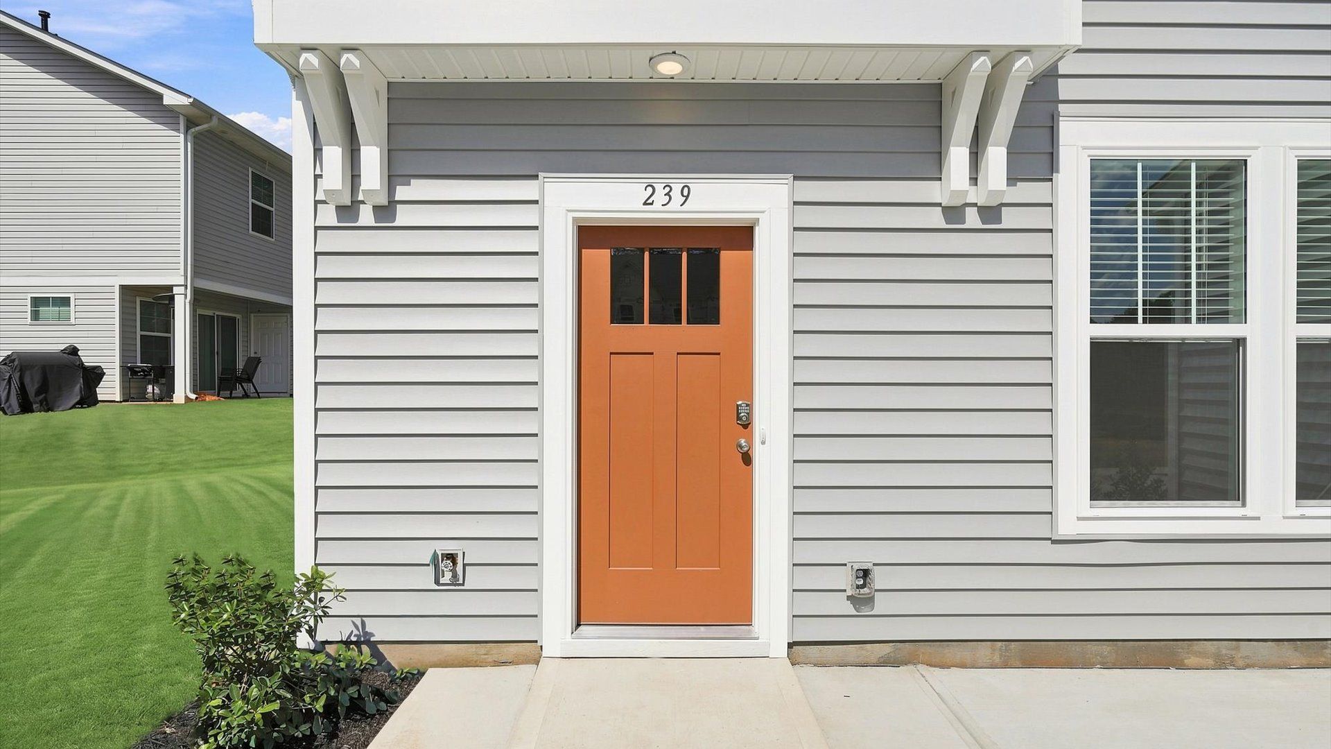 Notable street presence with tasteful elevation and thoughtful landscaping located in Anderson, SC