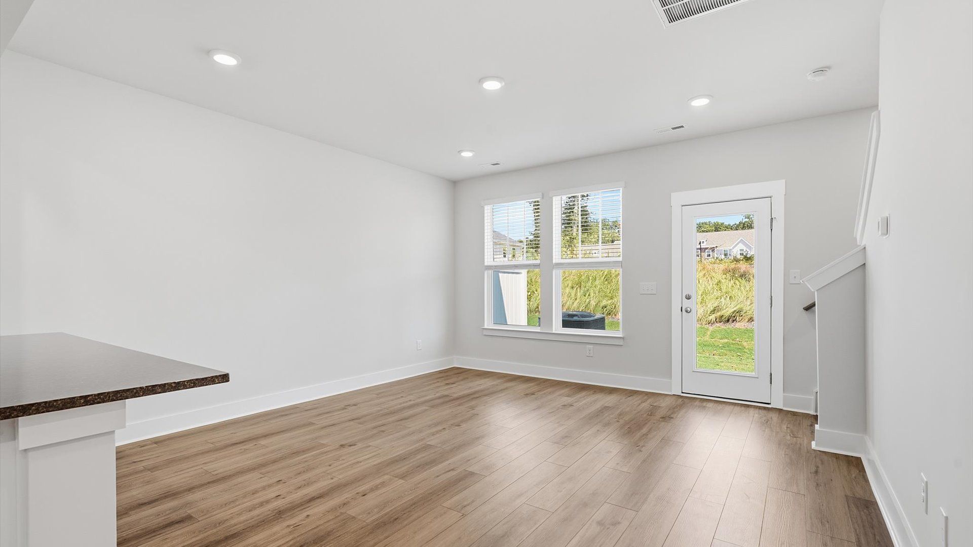 Spacious family room with accomplished design and eye-catching details throughout near Lake Hartwell