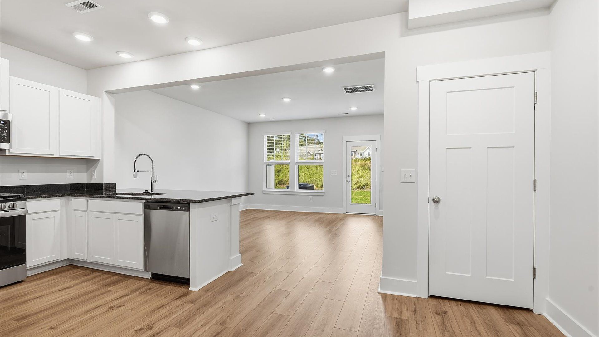 Desirable formal dining area with accomplished details in a reputable DRB Homes community