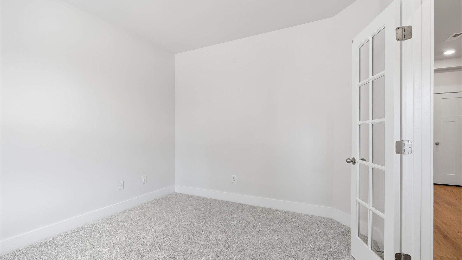 French door study adds functional elegance to this thoughtfully designed DRB Homes layout