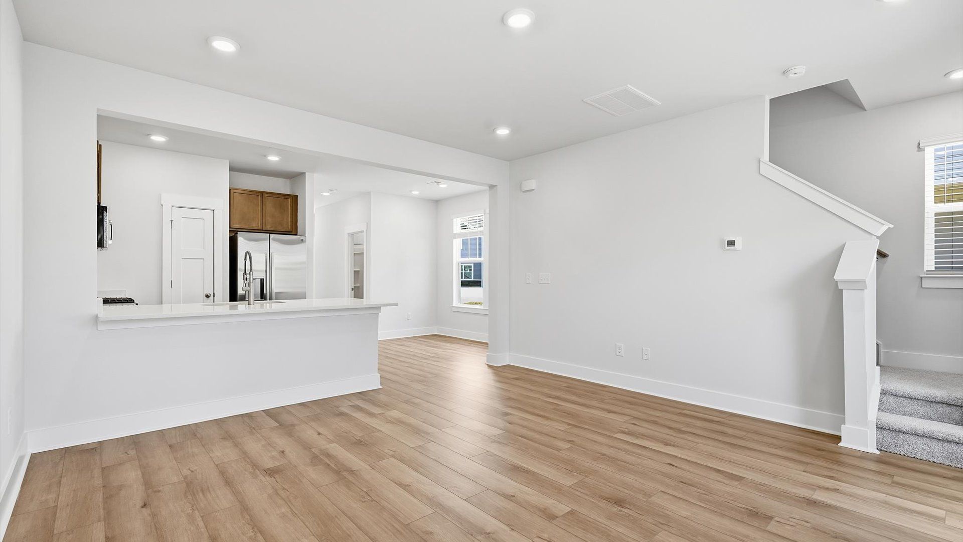 Notable family room designed with high standards—perfect for both everyday living and entertaining in Anderson, SC