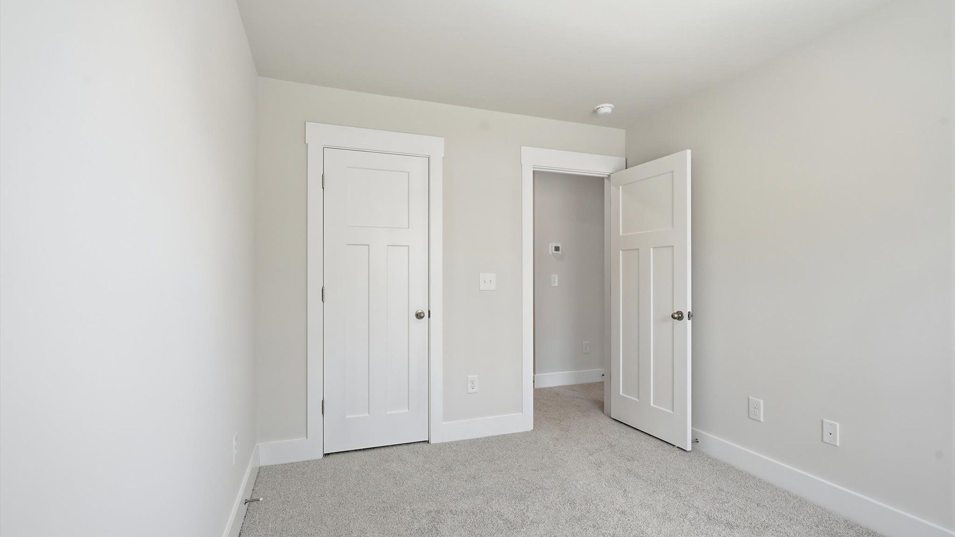 Vibrant and inviting secondary bedroom featuring a walk-in closet and refined finishes near Lake Hartwell
