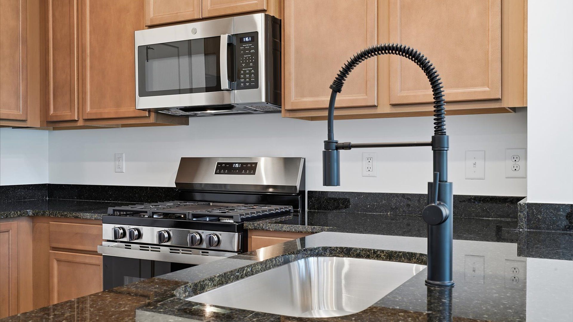 Beautifully appointed kitchen with spacious counters and sophisticated detailing in Anderson, SC