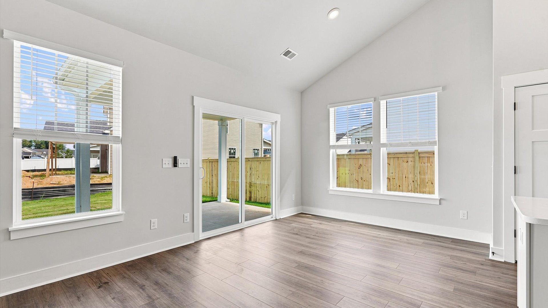 Spacious breakfast area with tasteful finishes in this beautifully crafted home