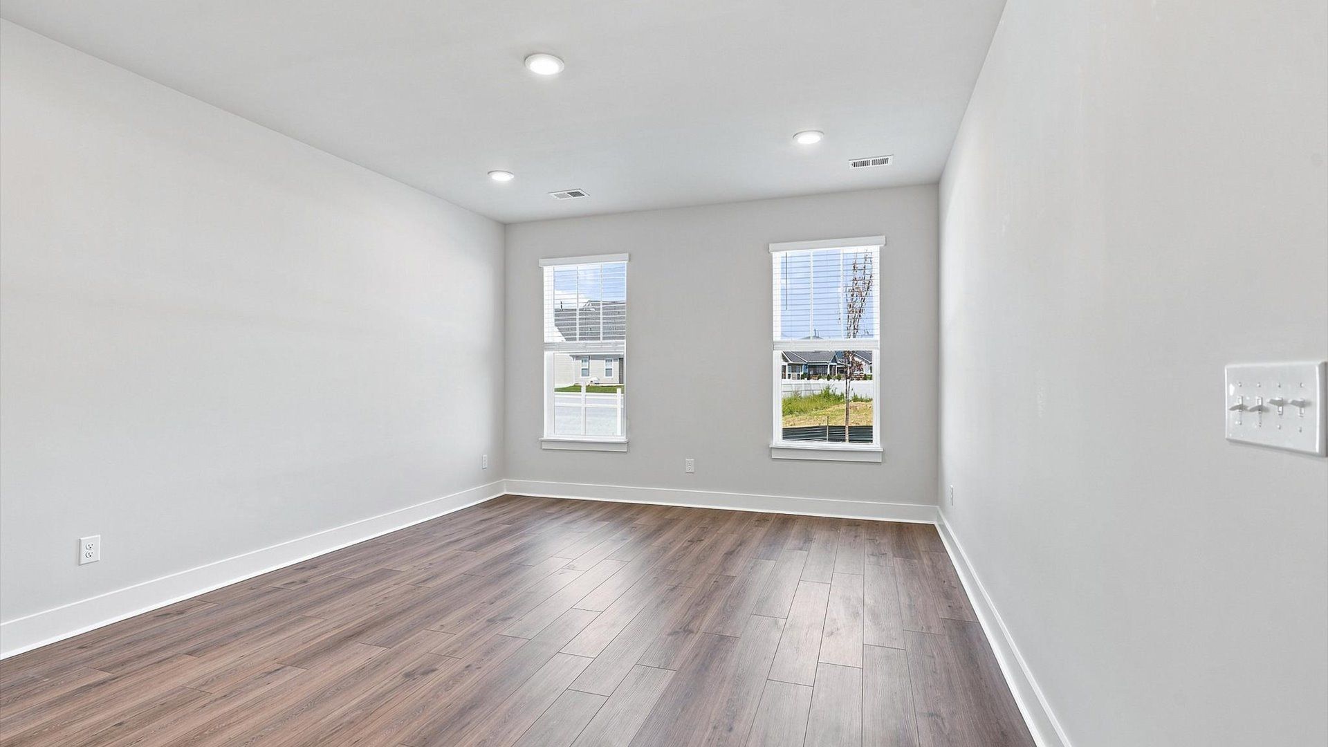 Primary suite that offers first-rate relaxation with established style and elevated finishes