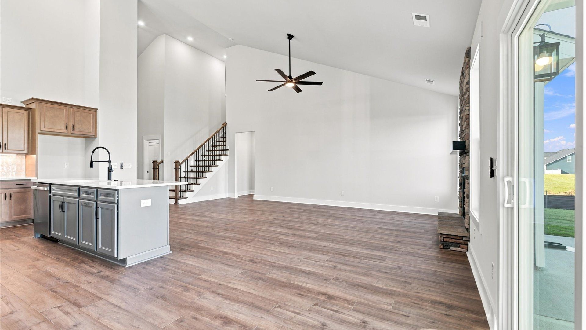 Inviting breakfast area with a seamless connection to the kitchen for everyday living located in Inman, SC