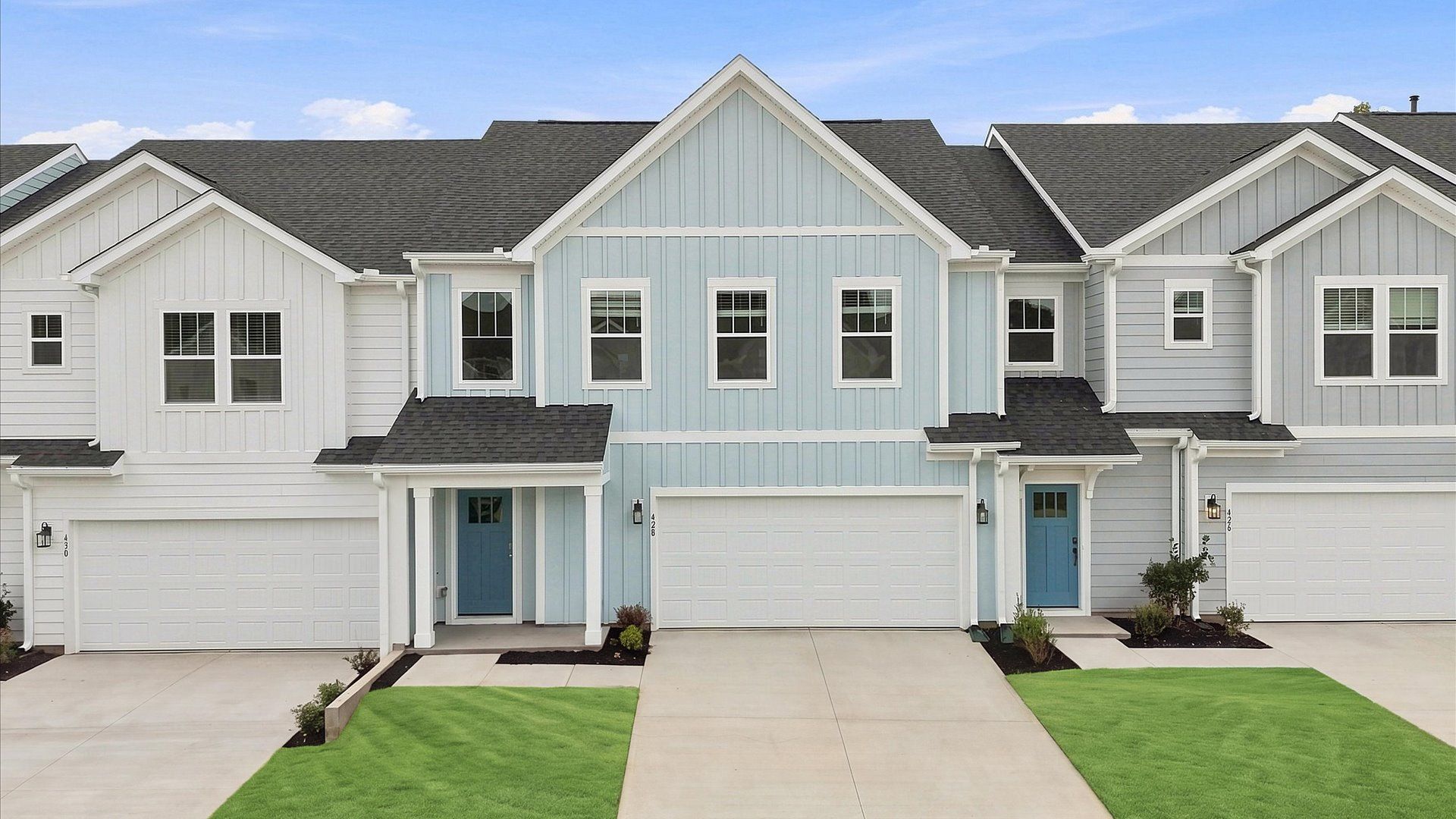 Elegant exterior with eye-catching curb appeal in a first-class DRB Homes community