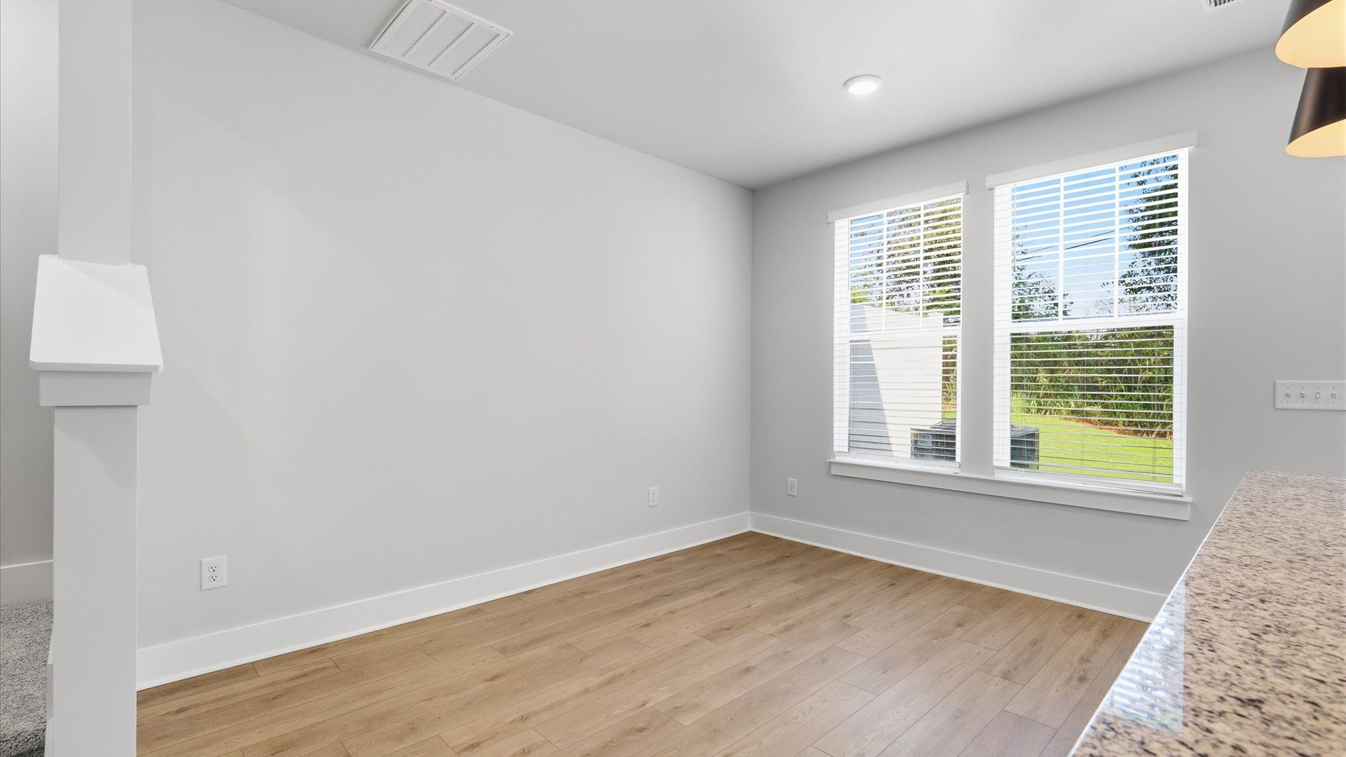 Bright breakfast area designed for casual dining and easy morning routines at the Silo Ridge community