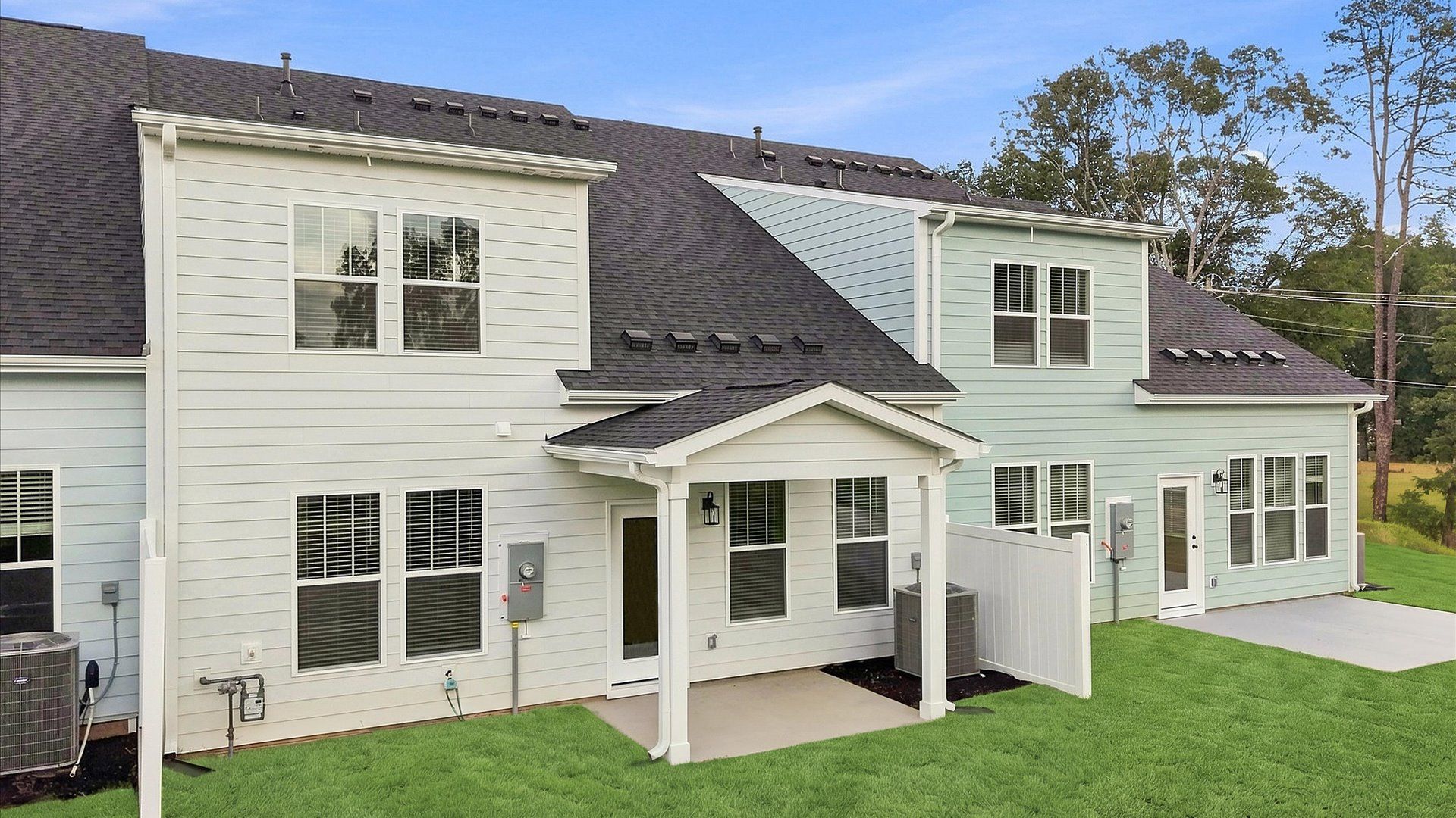 Exceptional outdoor living begins with a covered back porch in this thoughtfully designed home near Lake Hartwell