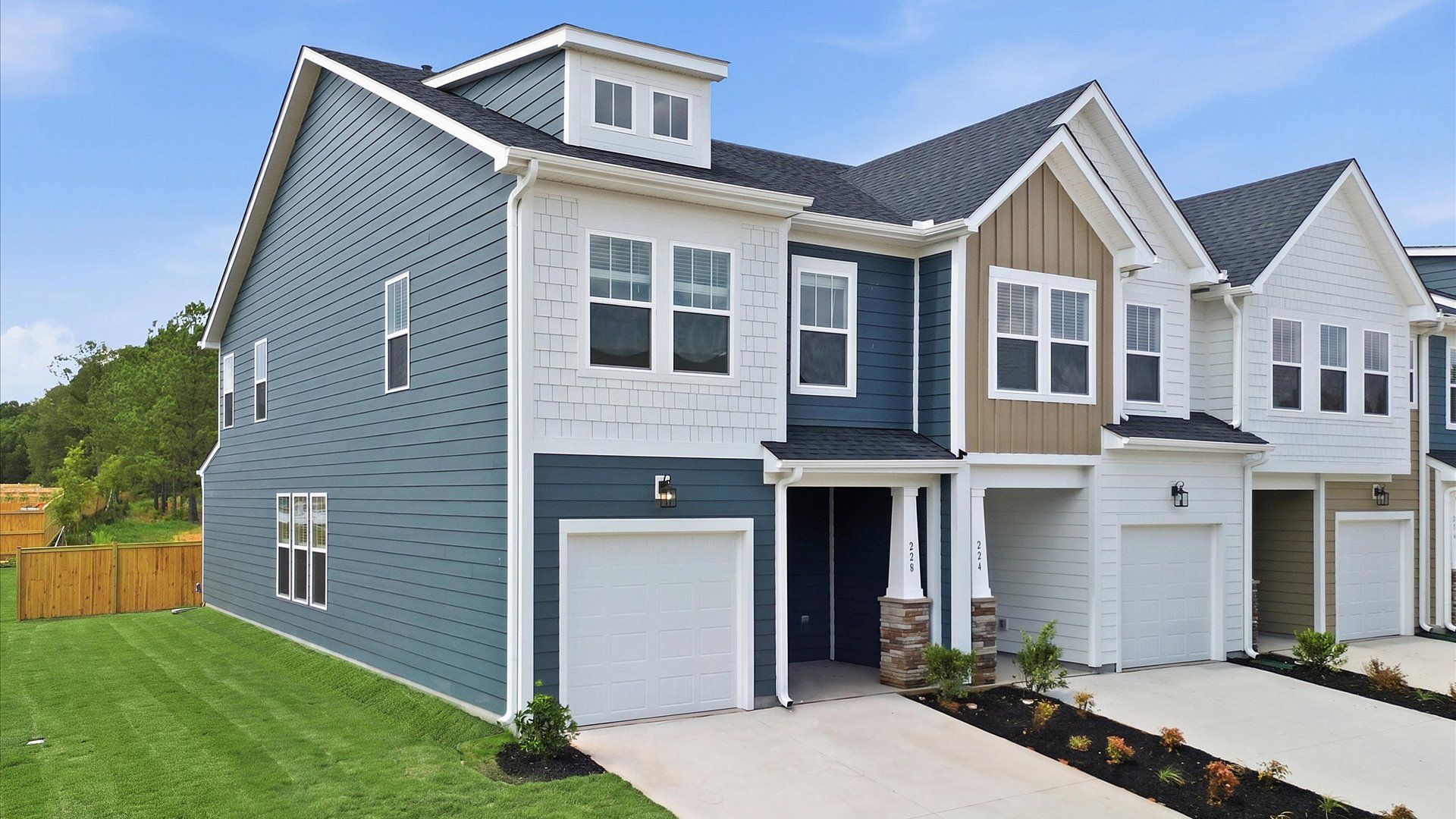 Exceptional home with tasteful exterior finishes and a thoughtfully designed façade in Fountain Inn, SC