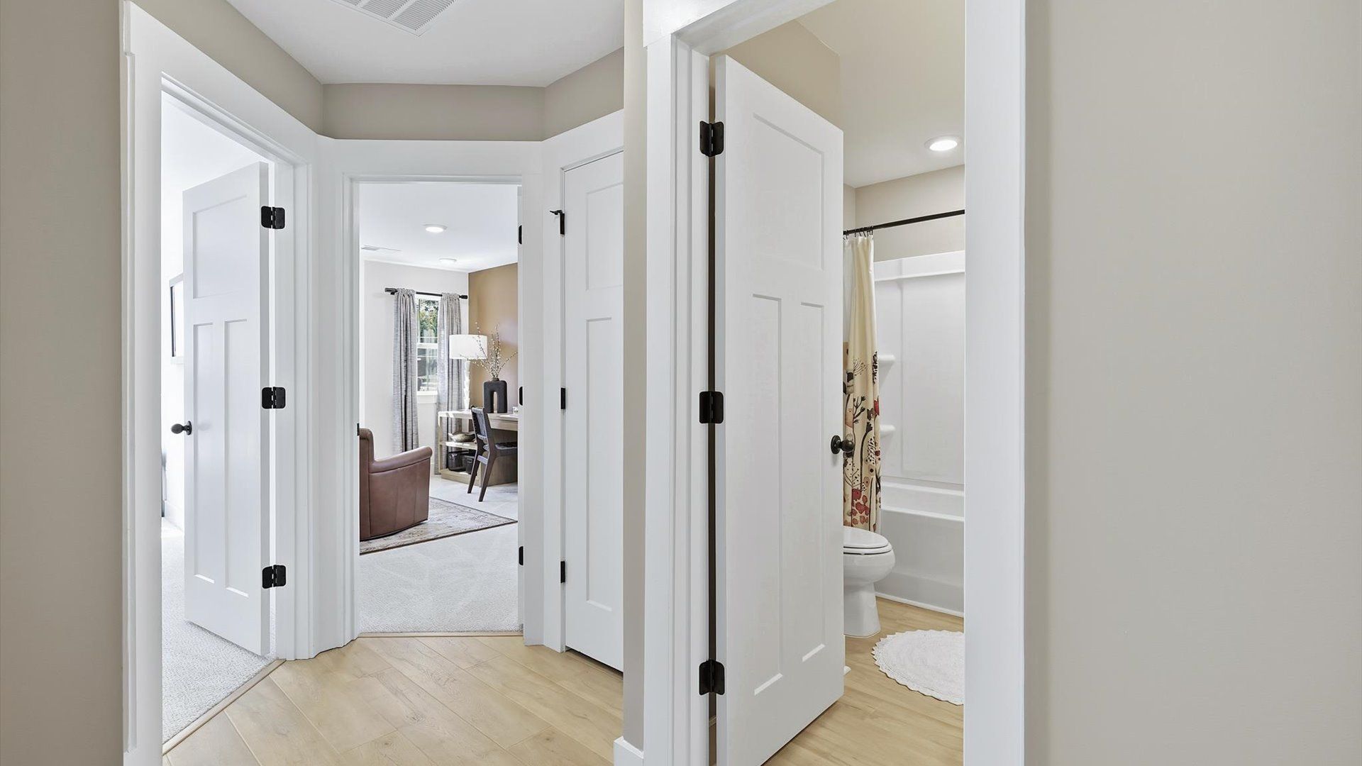 Hallway at the new Brookland Place community in Hendersonville, NC