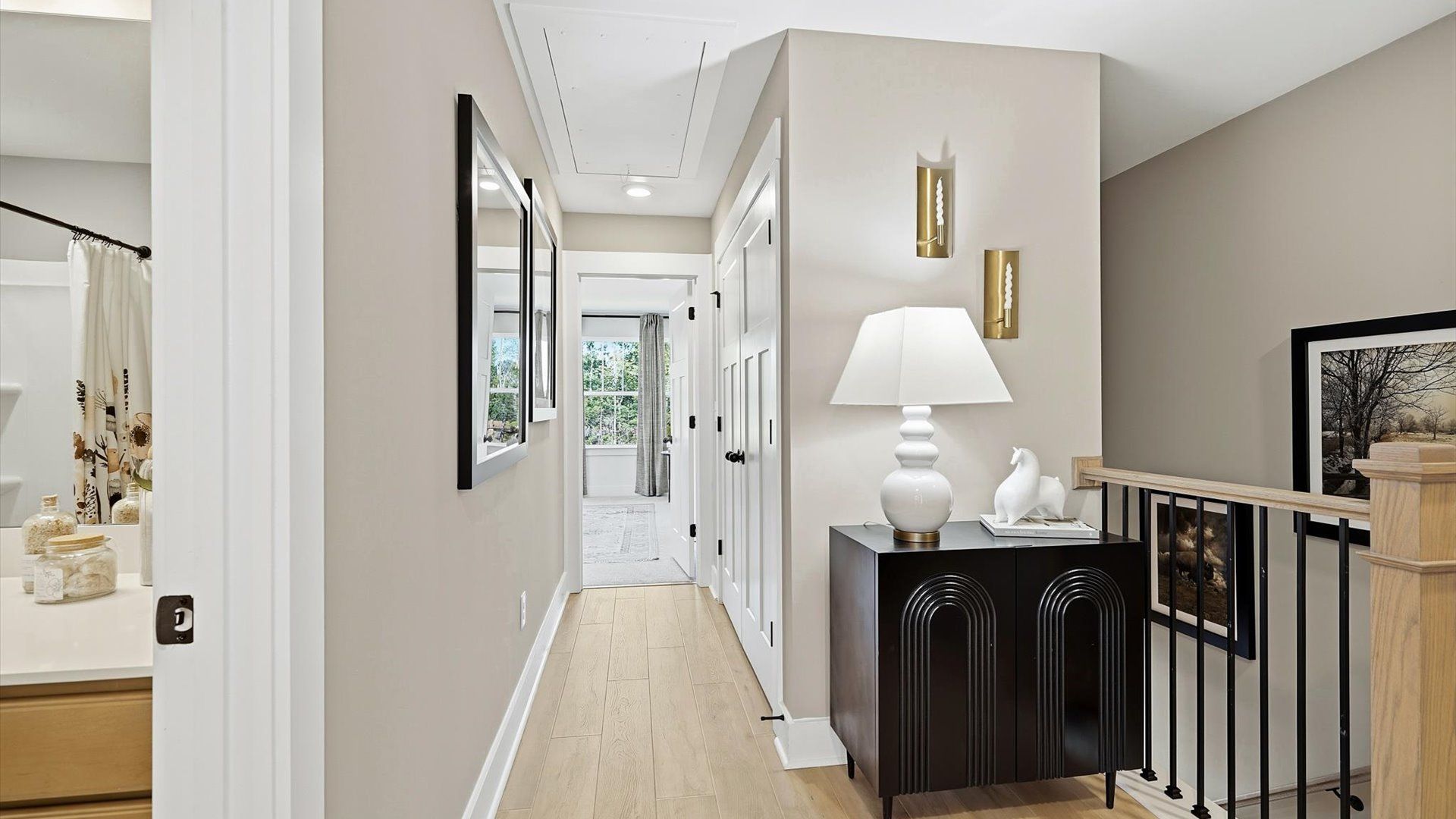 Hallway at the new Brookland Place community in Hendersonville, NC