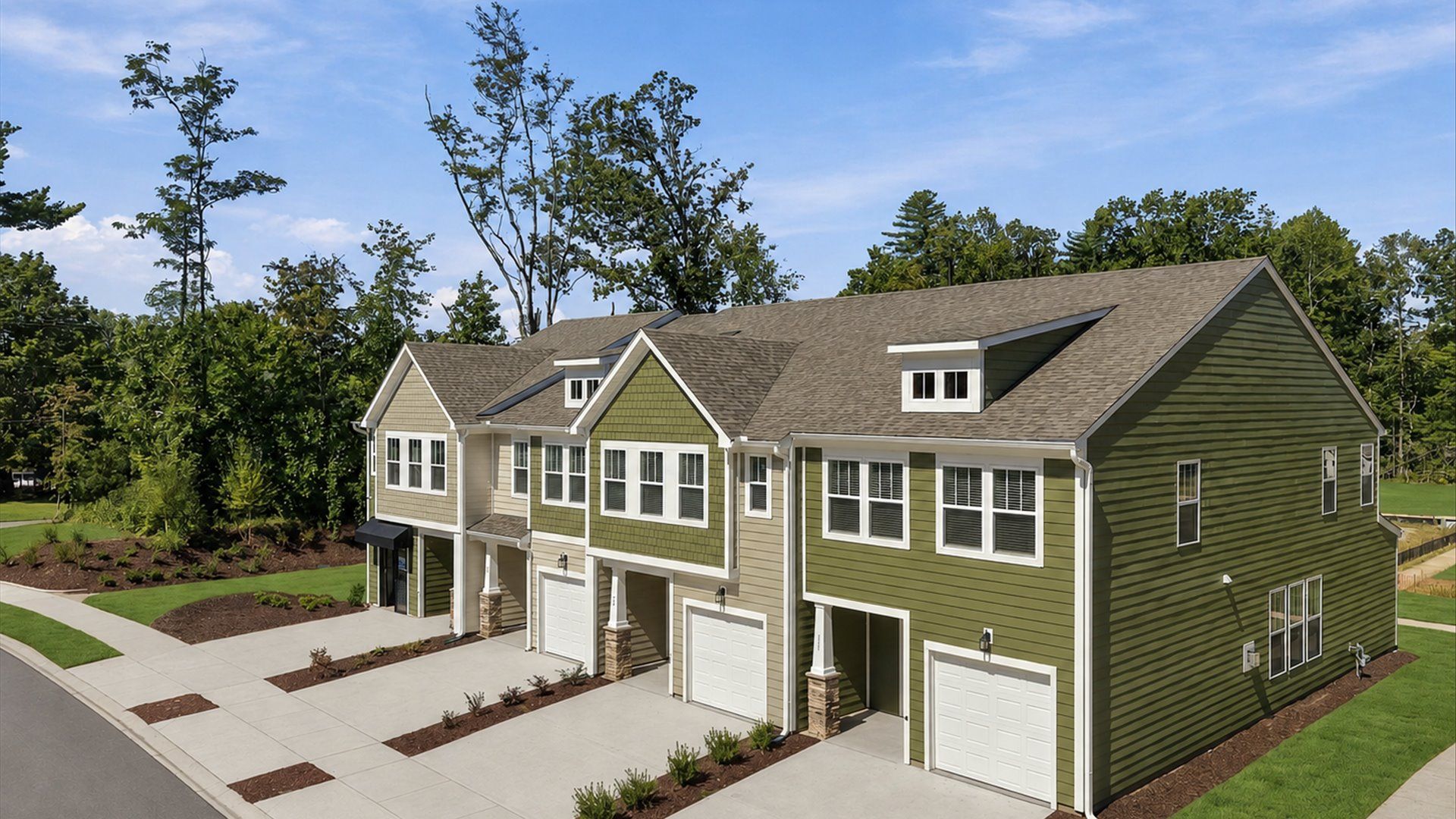 Desirable location and established charm in this superior two-story villa community in Hendersonville, NC
