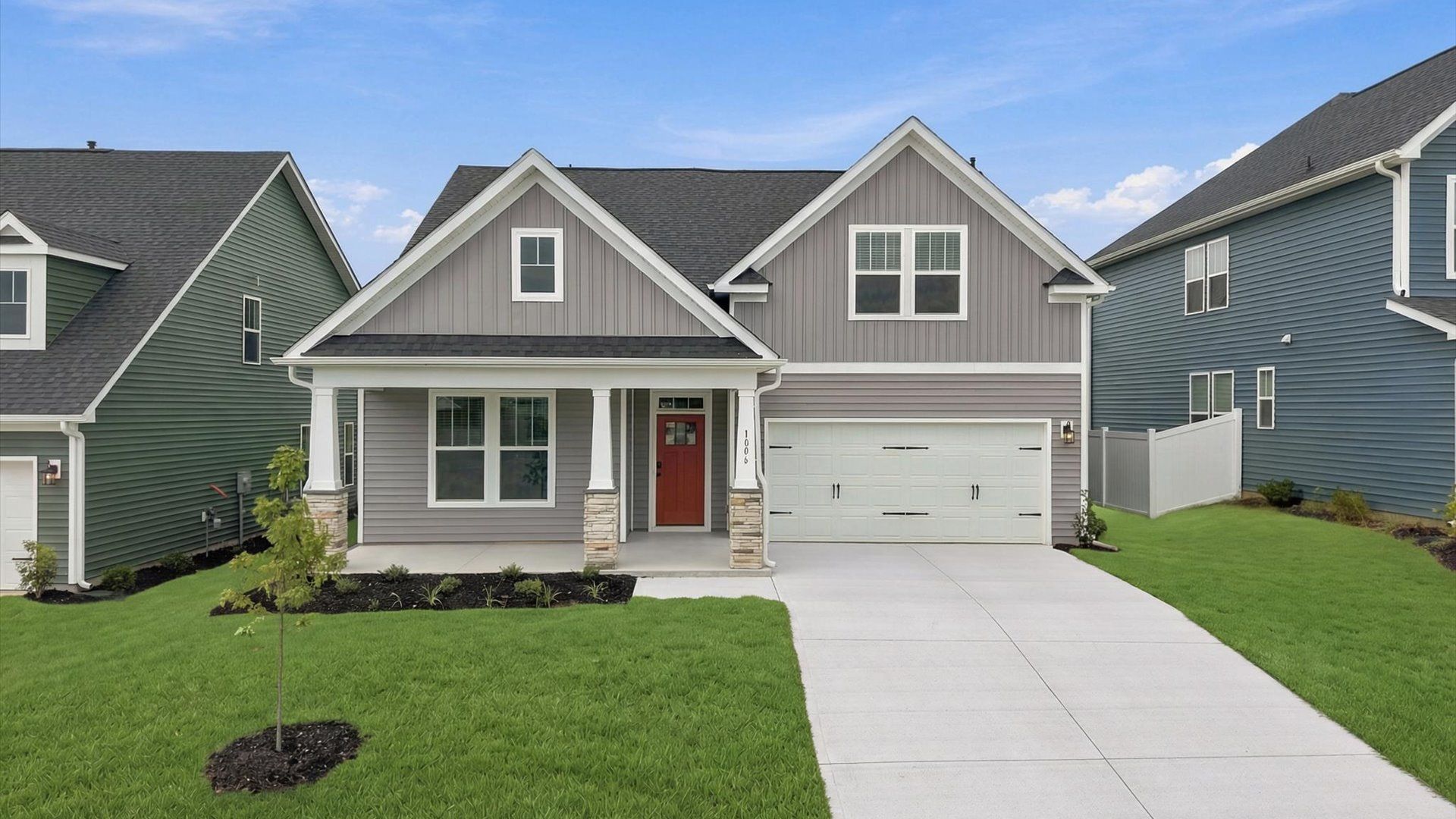 Elevation 8 Front Exterior of The Cooper 3 Design by DRB Homes