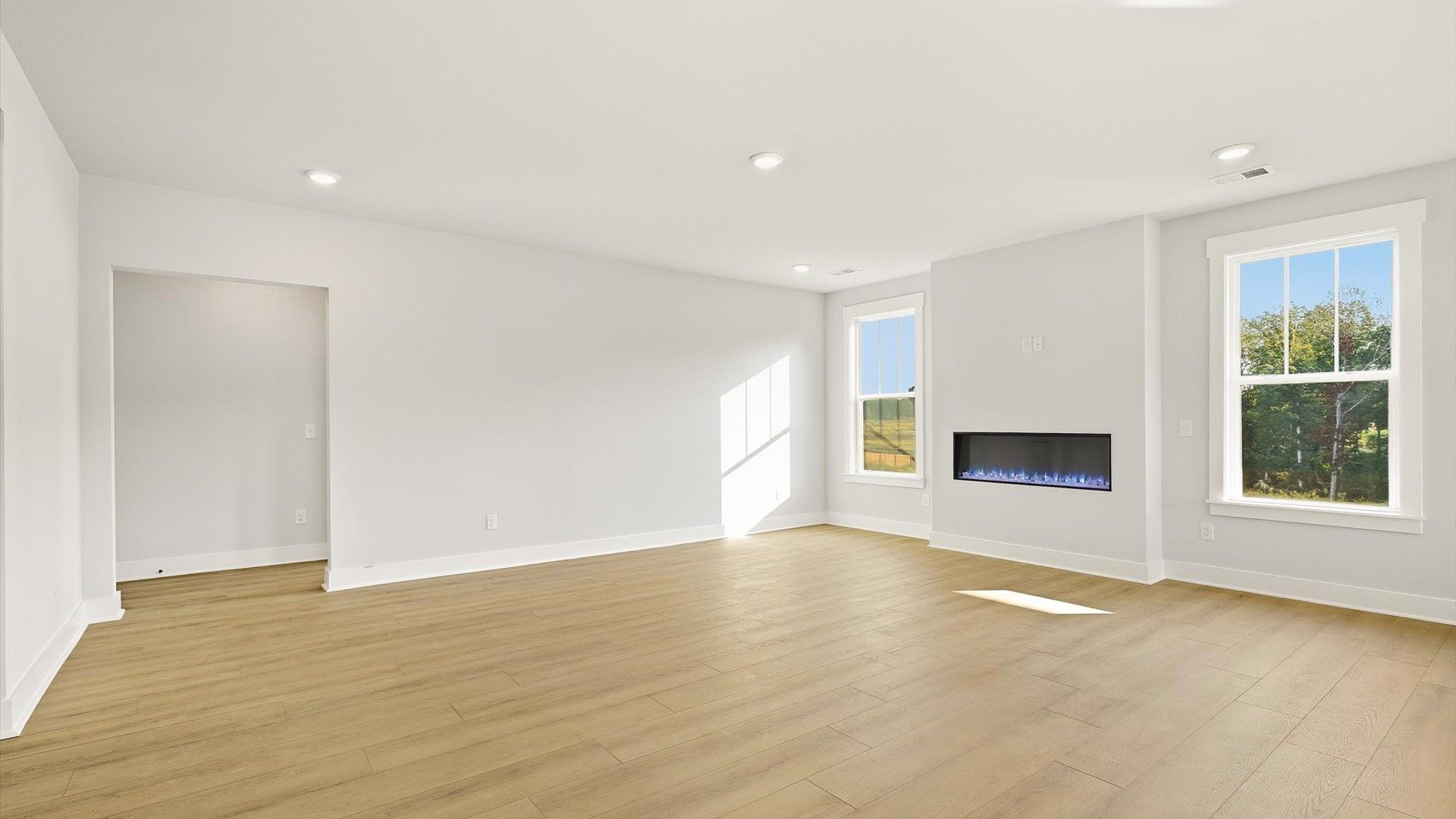 Notable family room designed with high standards—perfect for both everyday living and entertaining