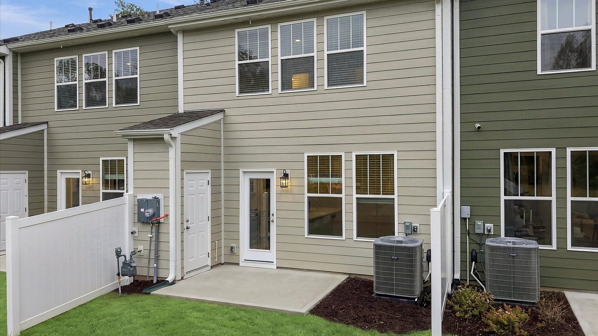 Stylish rear elevation with accomplished design and high standards throughout at the Brookland Place community