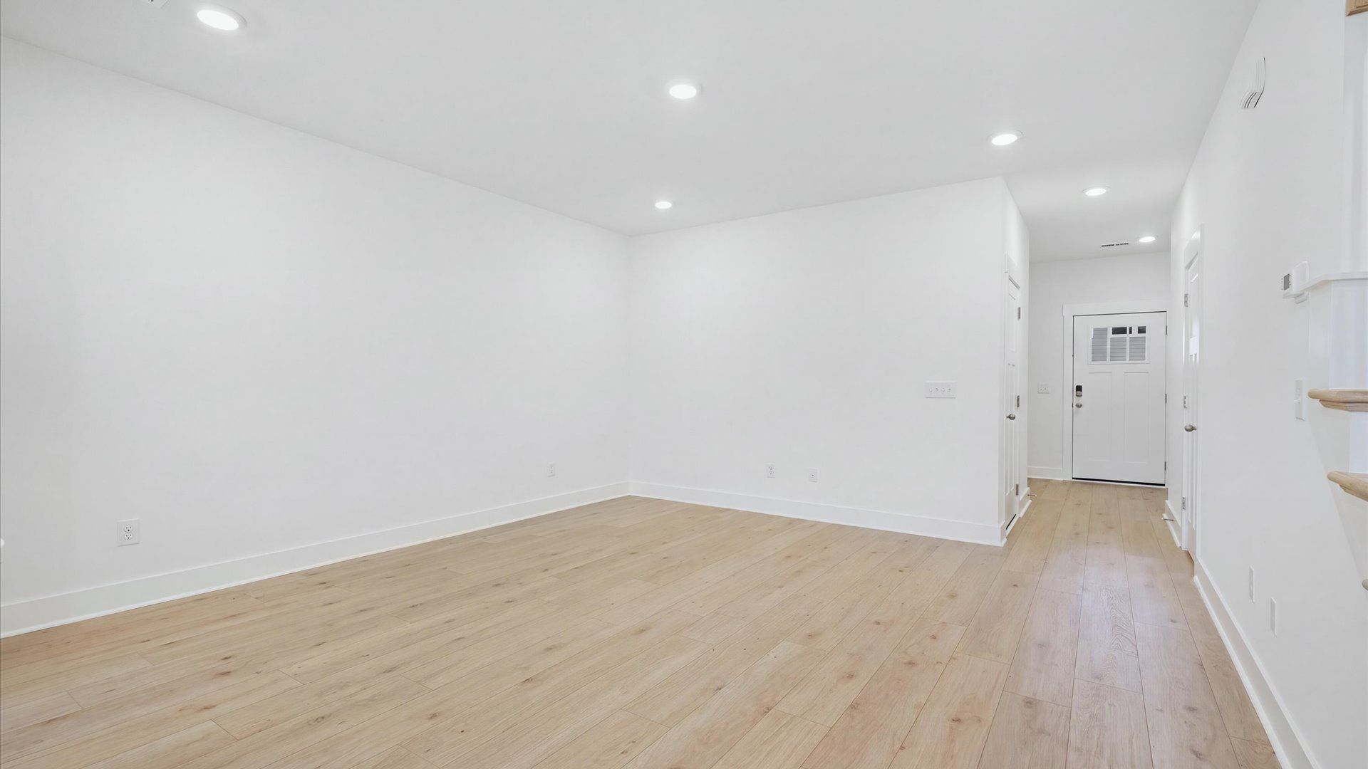 First-rate living space with tasteful hardwood floors and a functional open-concept design at Brookland Place