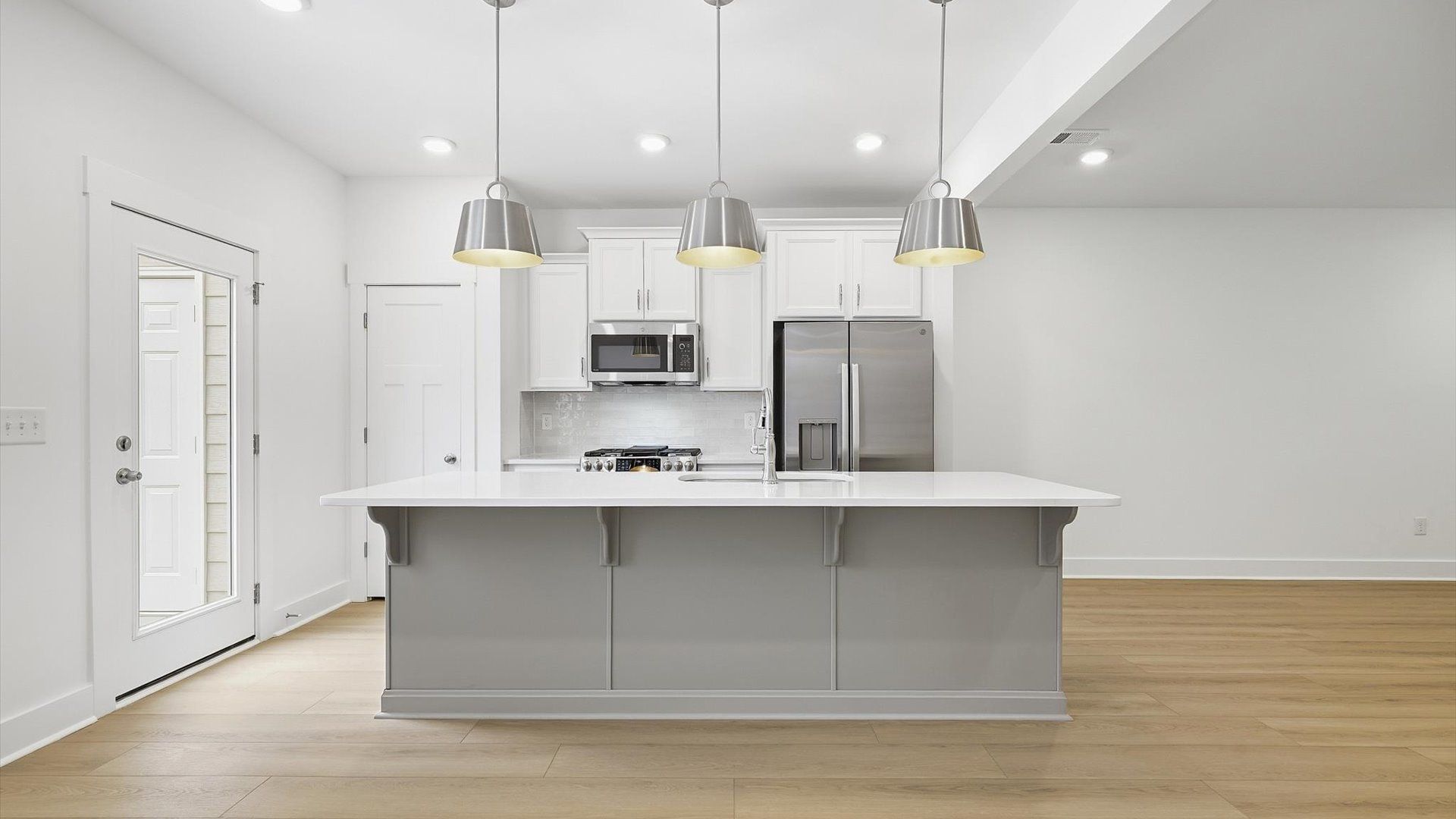 Open-concept kitchen designed to maximize both efficiency and entertaining potential near the Blue Ridge Parkway
