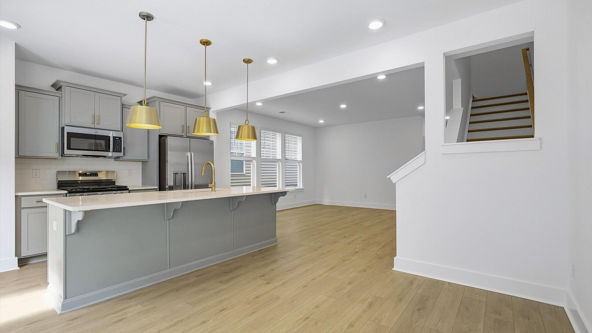 Inviting breakfast area with a seamless connection to the kitchen for everyday living at El Dorado