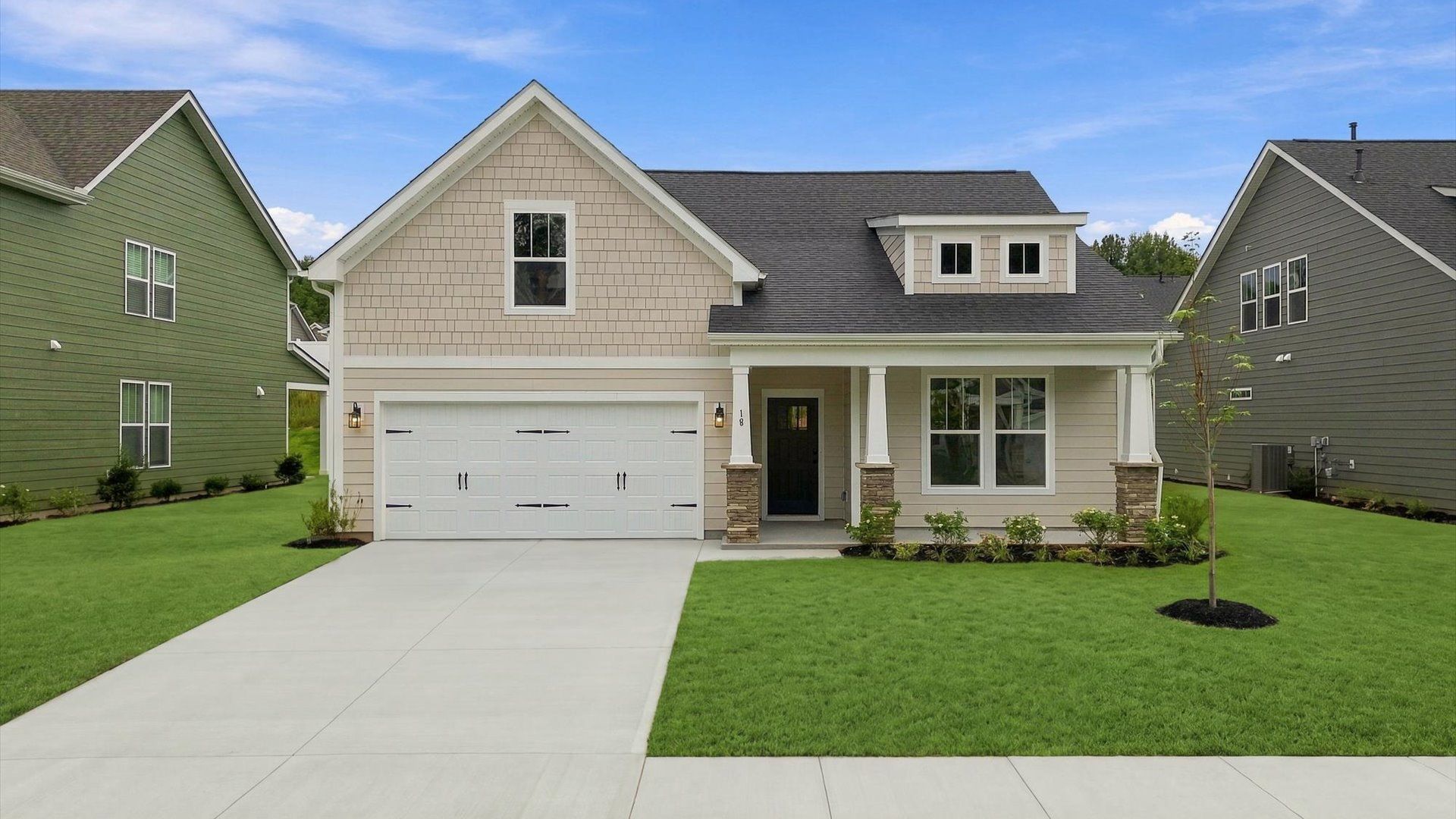 Highly desirable exterior with refined craftsmanship in a reputable neighborhood by DRB Homes
