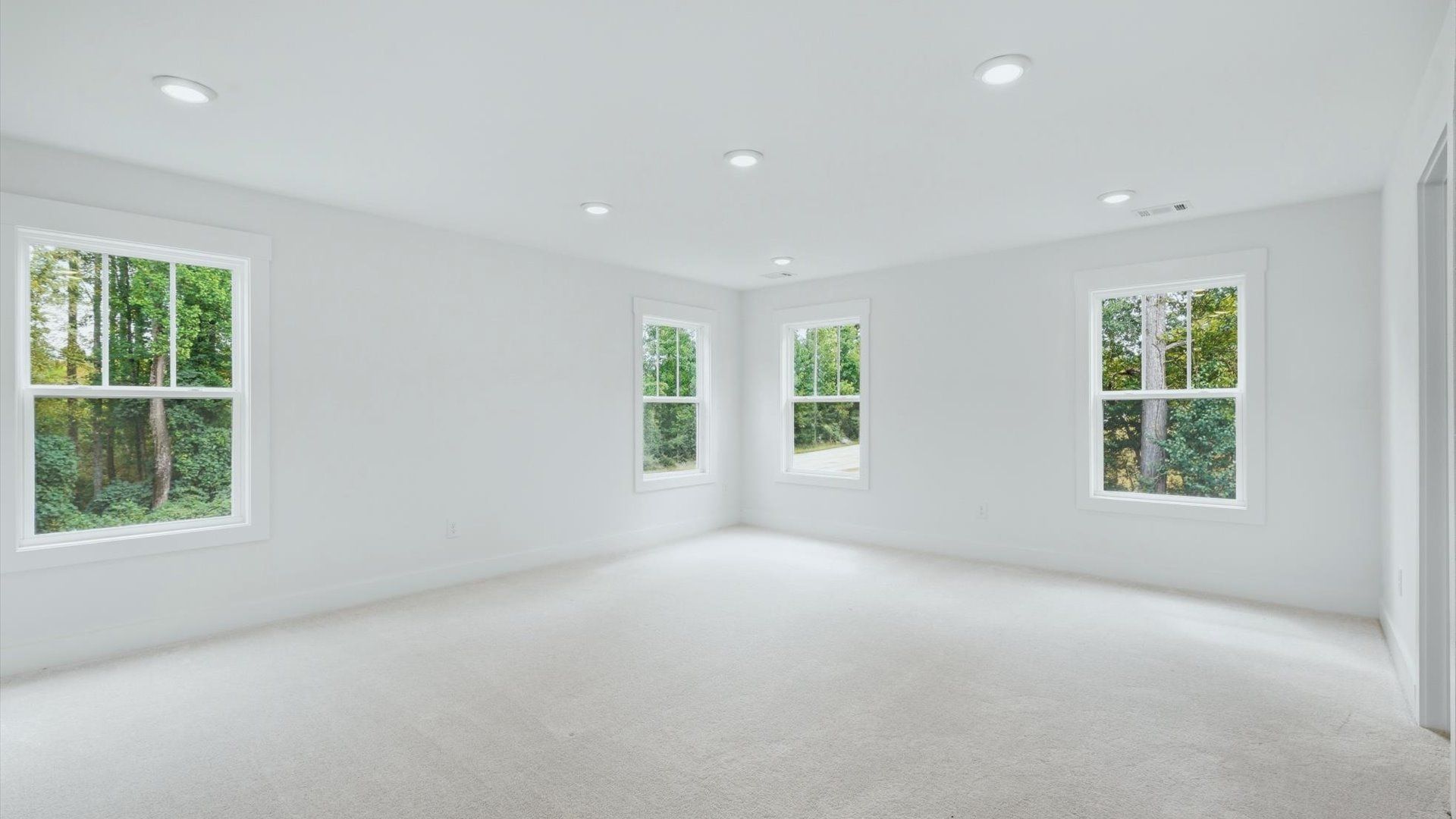Eye-catching details and elegant finishes in the vibrant primary suite of this select home in Anderson, SC