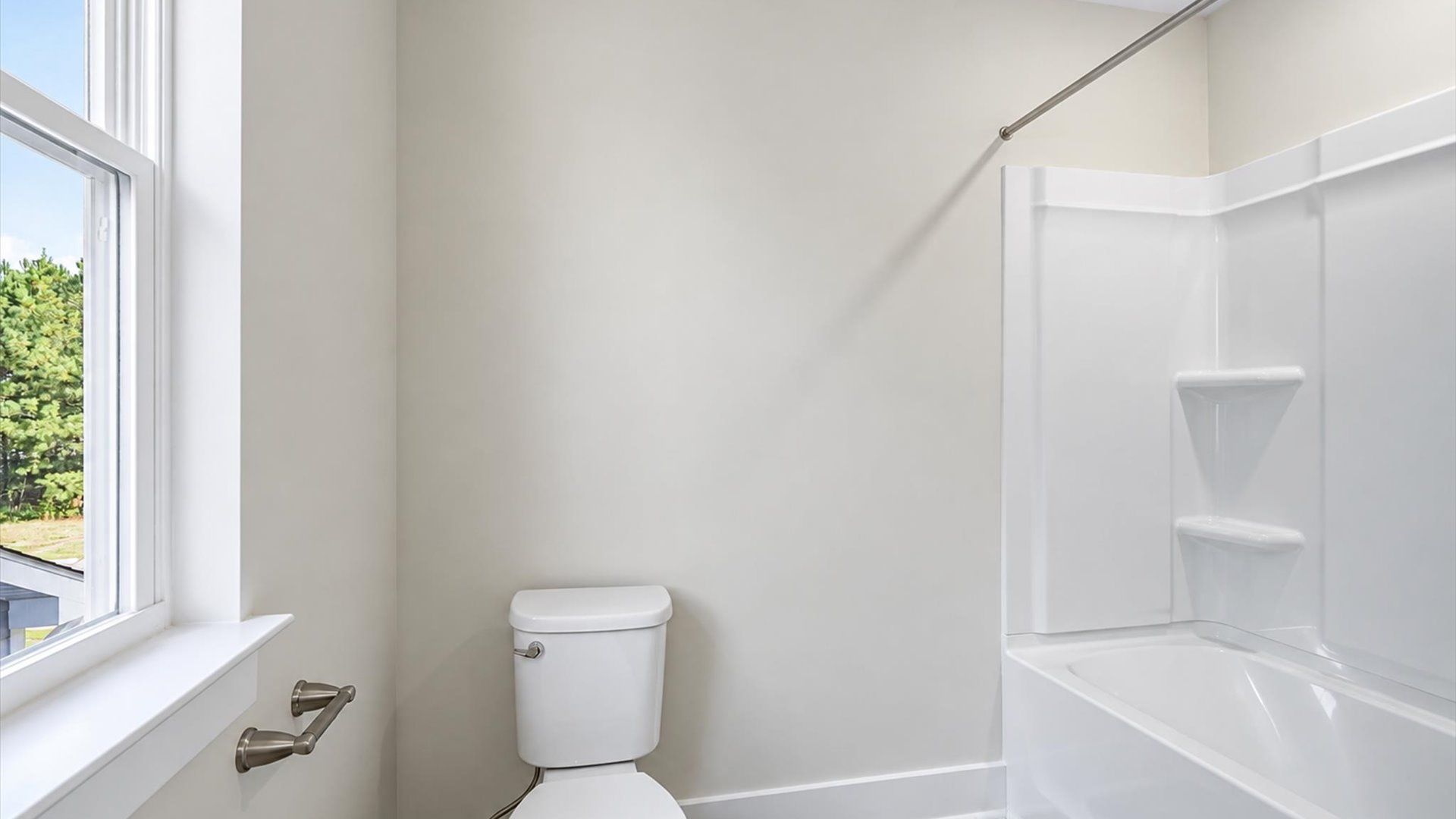 Well-appointed full bath with high standards of craftsmanship and everyday function in Fountain Inn, SC