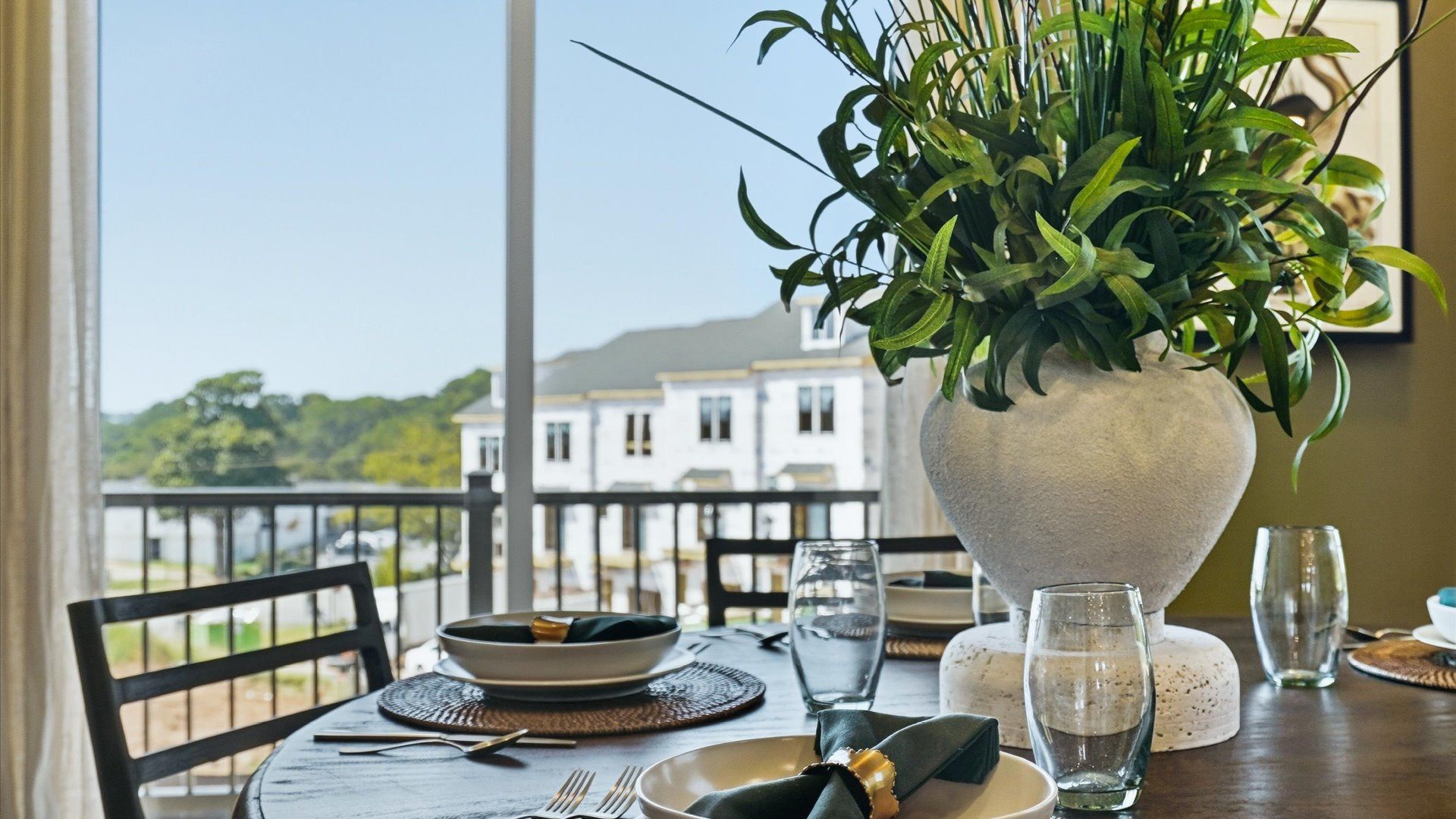 Desirable dining room with accomplished details in a reputable DRB Homes community